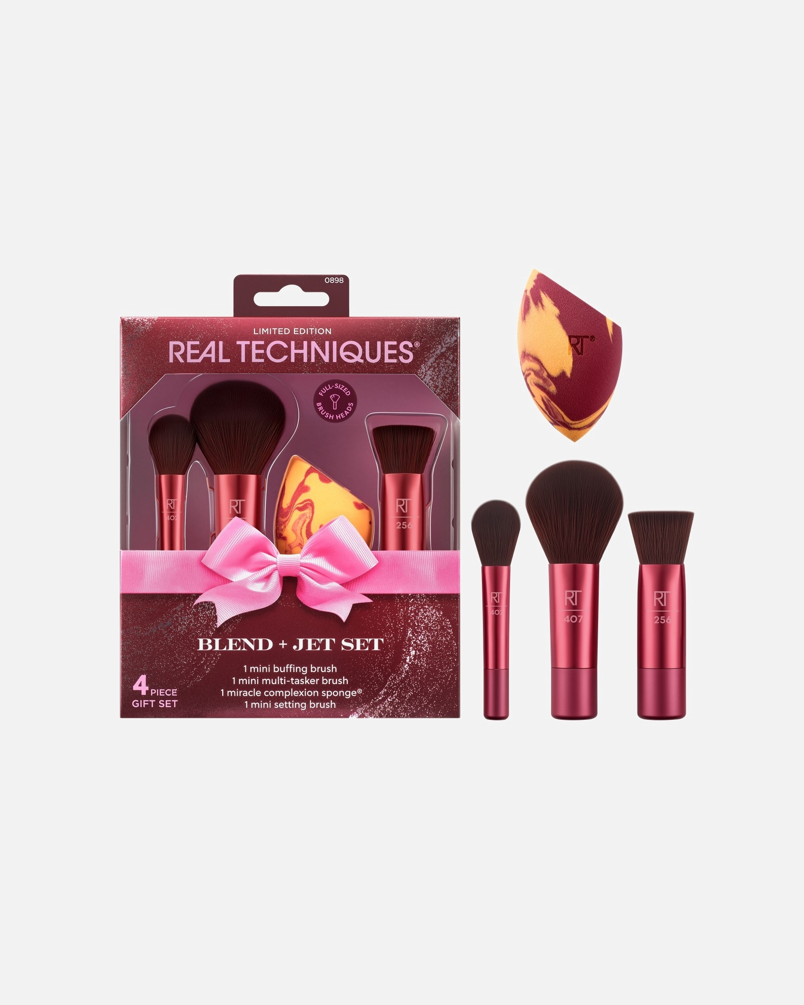 Zestaw pędzli dla Unisex Real Techniques Real Techniques zestaw akcesoriow do makijażu BLEND + JET SET 1 szt.