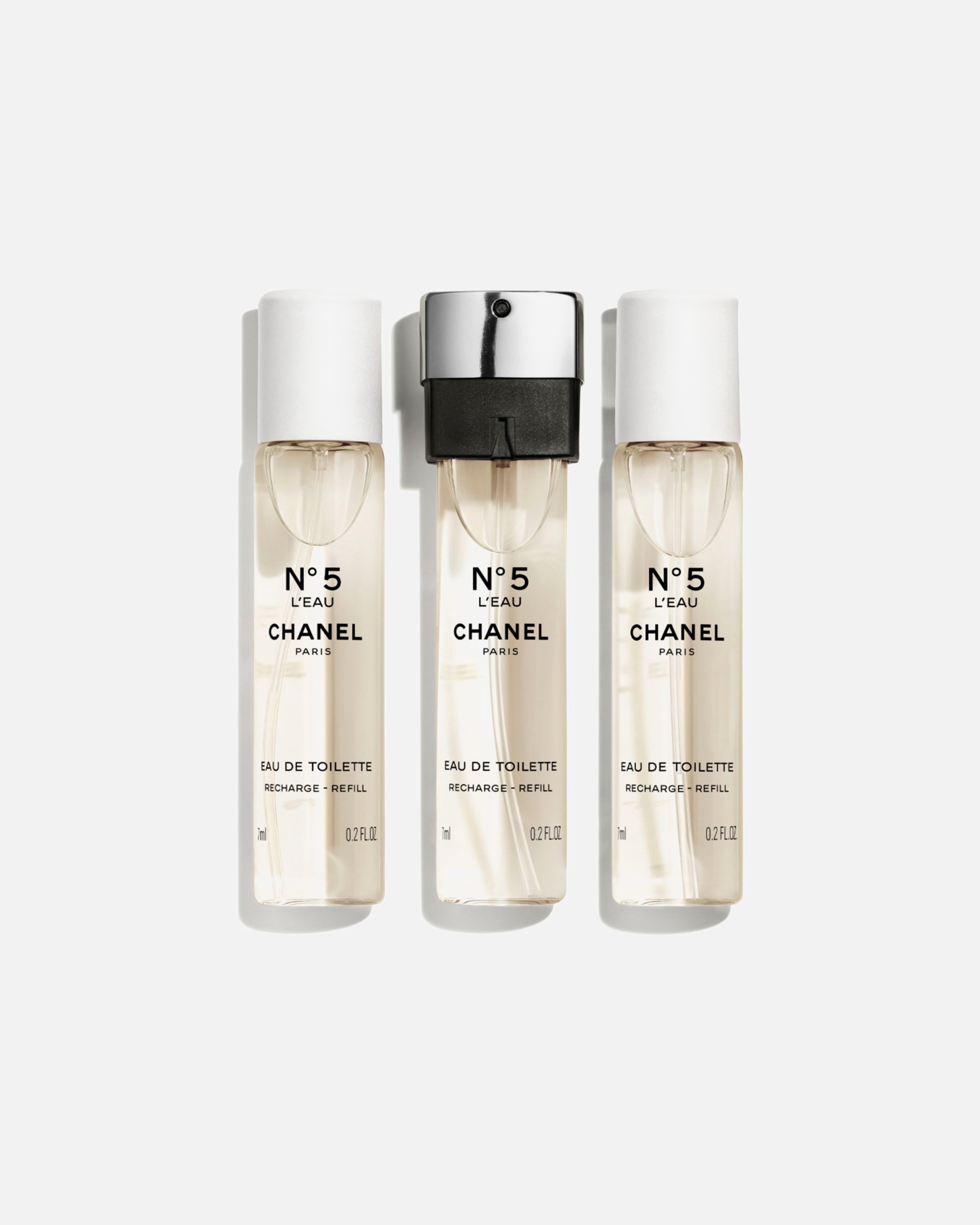 Woda toaletowa dla Kobieta CHANEL CHANEL N°5 L'EAU EAU DE TOILETTE SPRAY DO TOREBKI, Z WYMIENNYM WKŁADEM 1 szt.