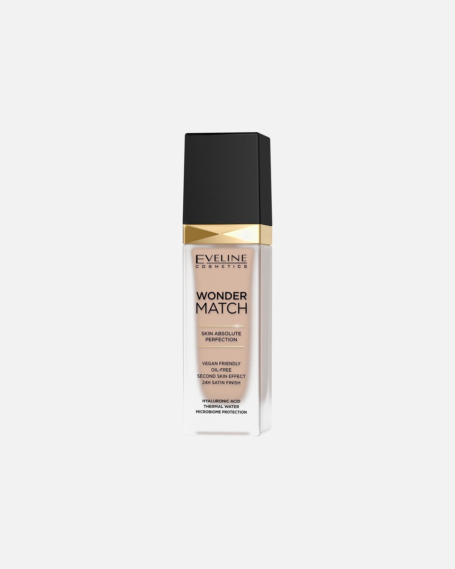 Podkład dla Unisex Eveline Cosmetics Wonder Match Luksusowy podkład do twarzy, 16 Light Beige 12 - LIGHT NATURAL