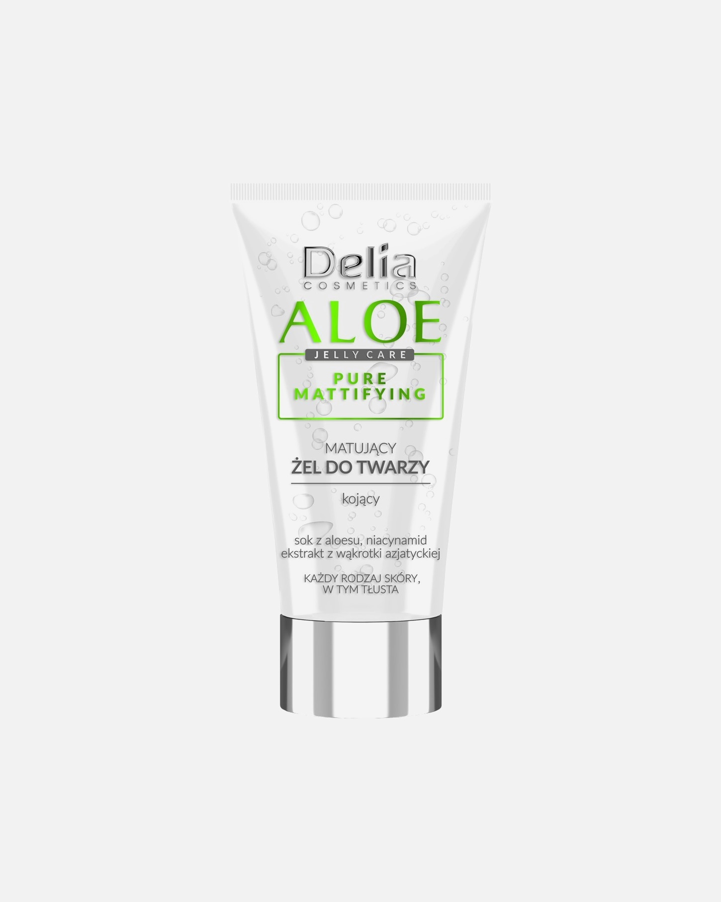 Żel do twarzy dla Unisex Delia Cosmetics Aloe Jelly Care - Matujący żel do twarzy