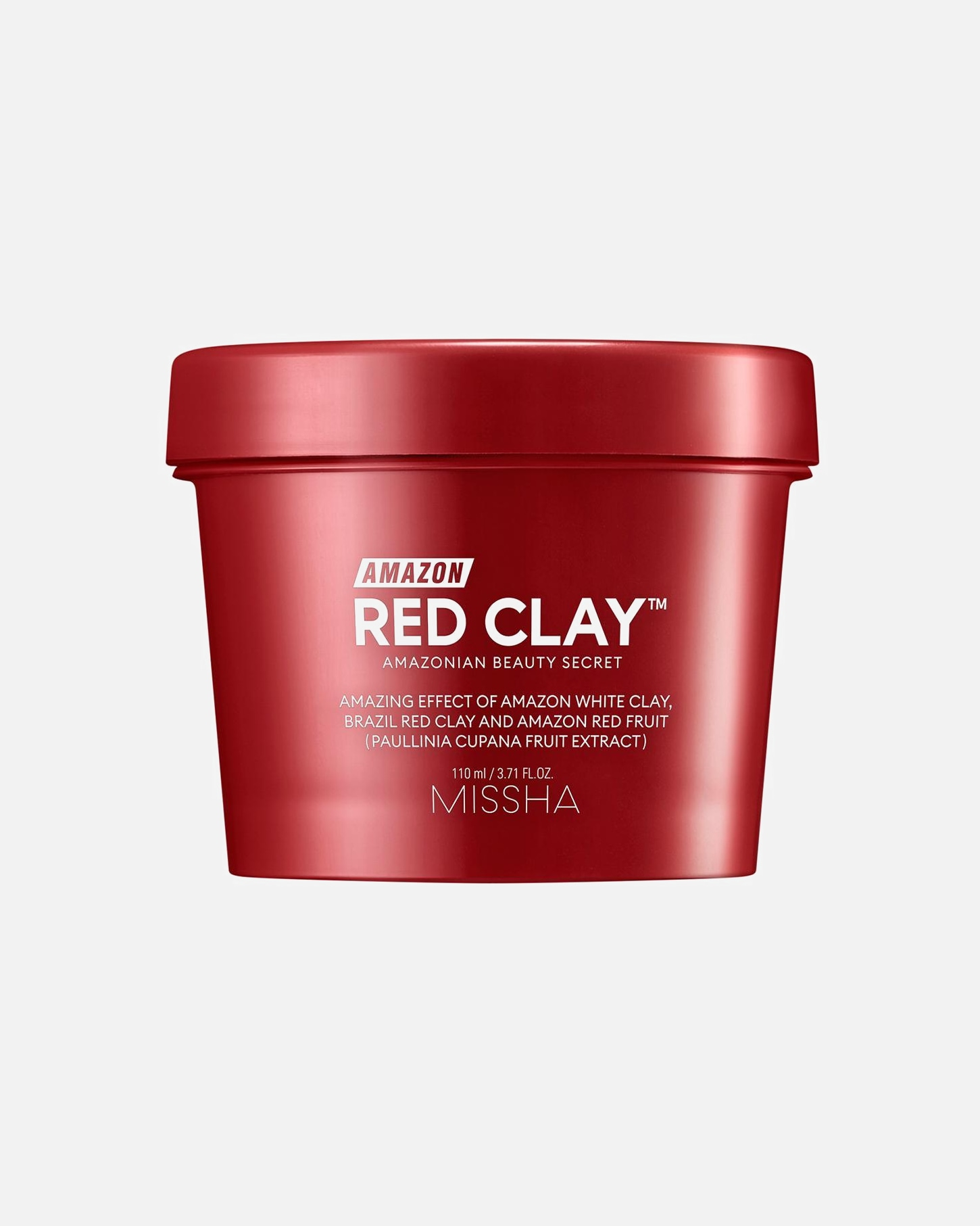 Maska oczyszczająca dla Unisex Missha Amazon Red Clay™ Pore Mask 110 ml