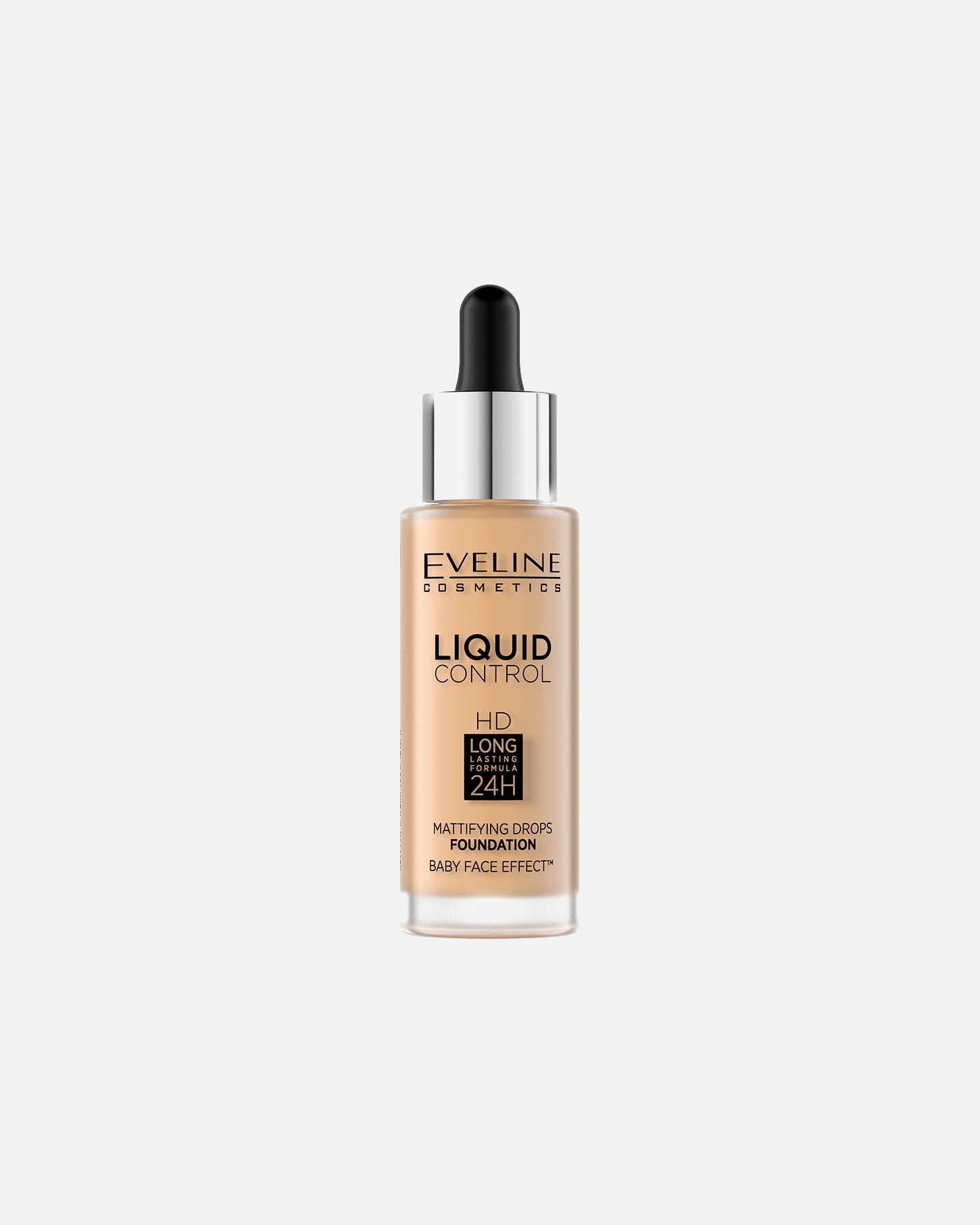 Podkład dla Unisex Eveline Cosmetics Liquid Control HD Long Lasting Formula24H 016 Vanilla Beige
