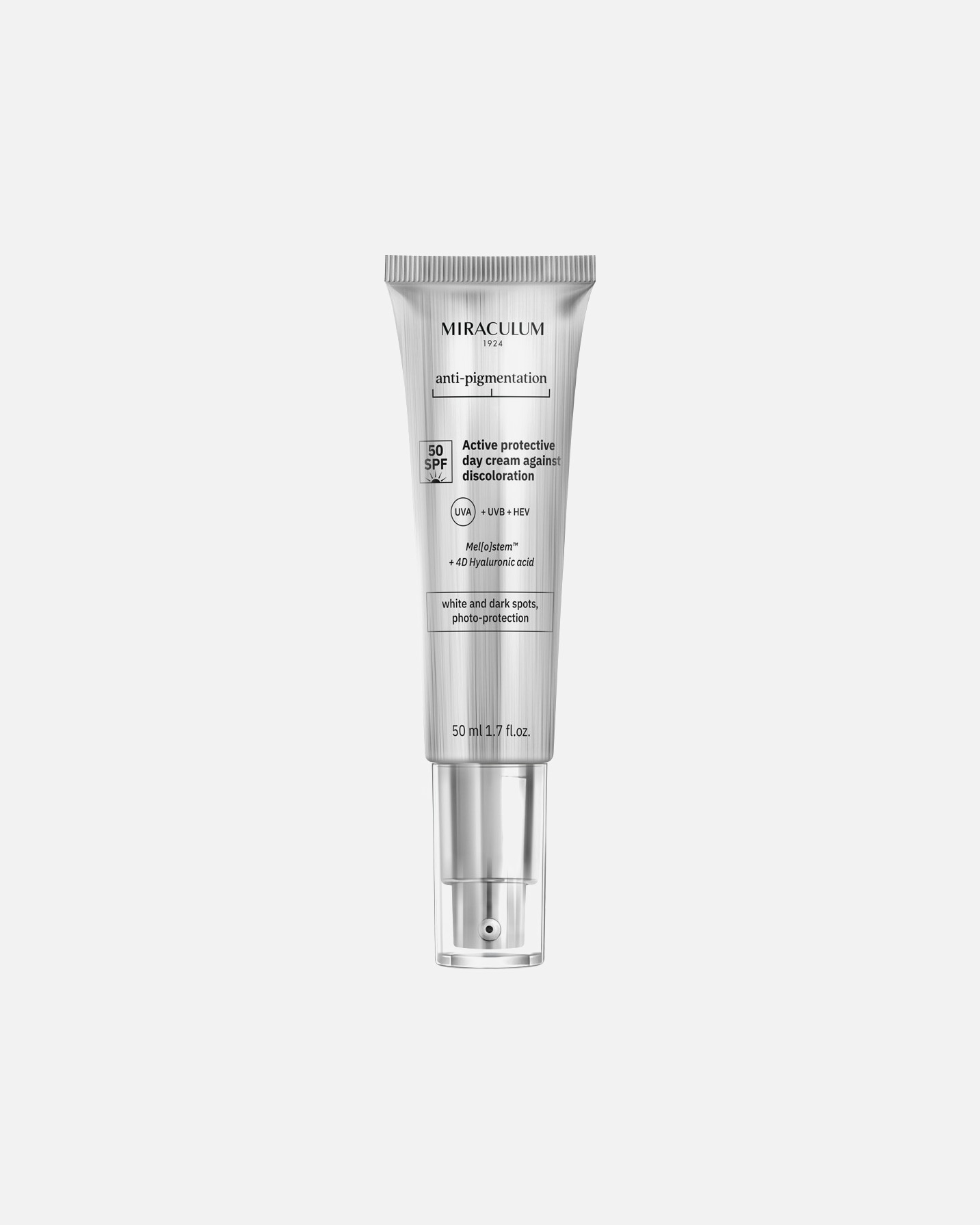 Krem do twarzy dla Unisex Miraculum ANTI-PIGMENTATION AKTYWNY KREM OCHRONNY NA DZIEŃ SPF 50 50 ml
