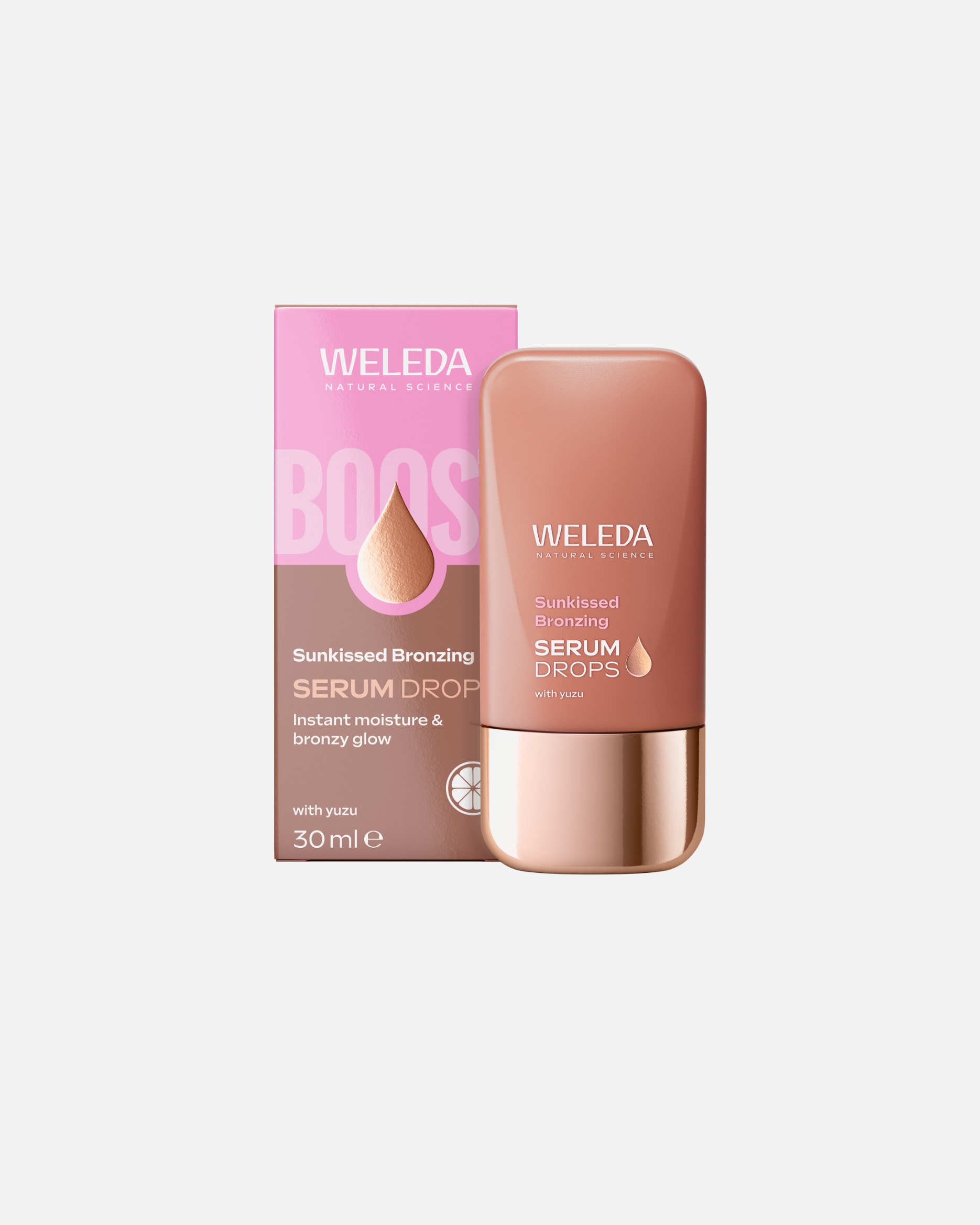 Serum nawilżające dla Unisex Weleda Brązujace serum w kroplach 30 ml