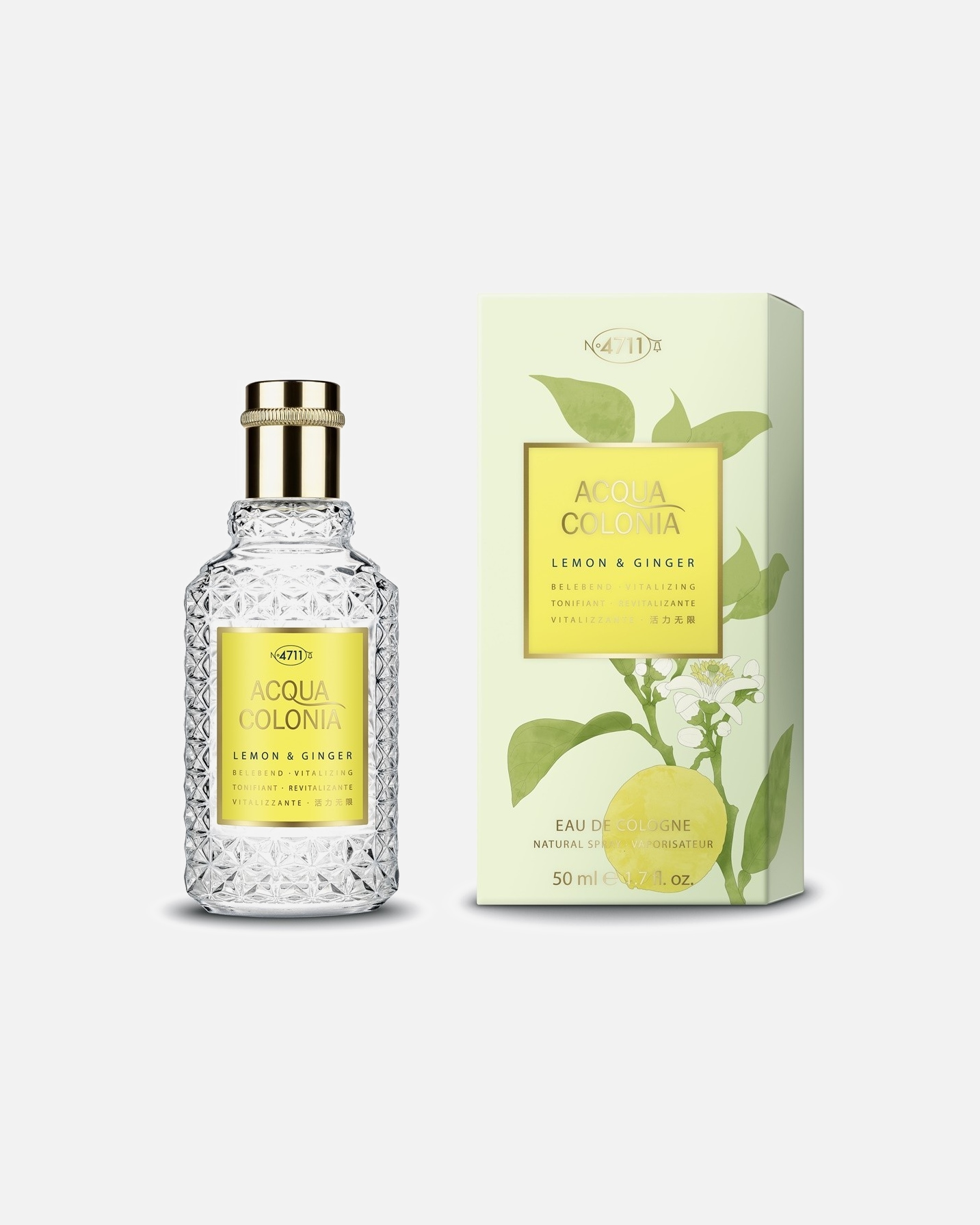 Woda kolońska dla Unisex 4711 Acqua Colonia Cytryna i imbir Eau de Cologne Spray 50 ml
