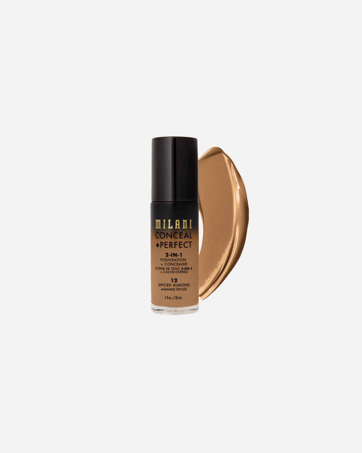 Podkład dla Unisex Milani Conceal + Perfect 2-in-1 Foundation + Concealer SPICED ALMOND