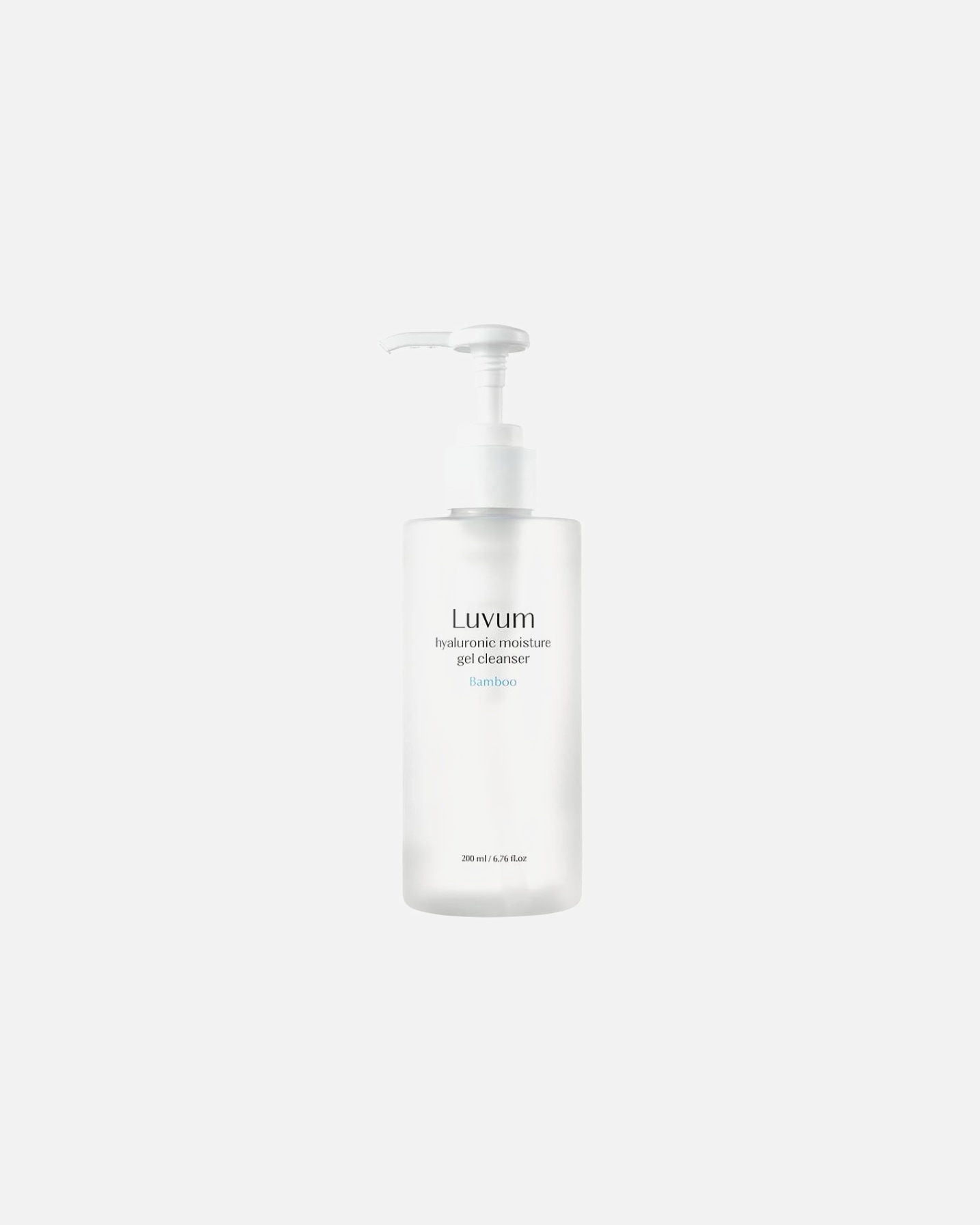 Żel do twarzy dla Unisex Luvum BAMBOO HYALURONIC MOISTURE GEL CLEAN 200 ml