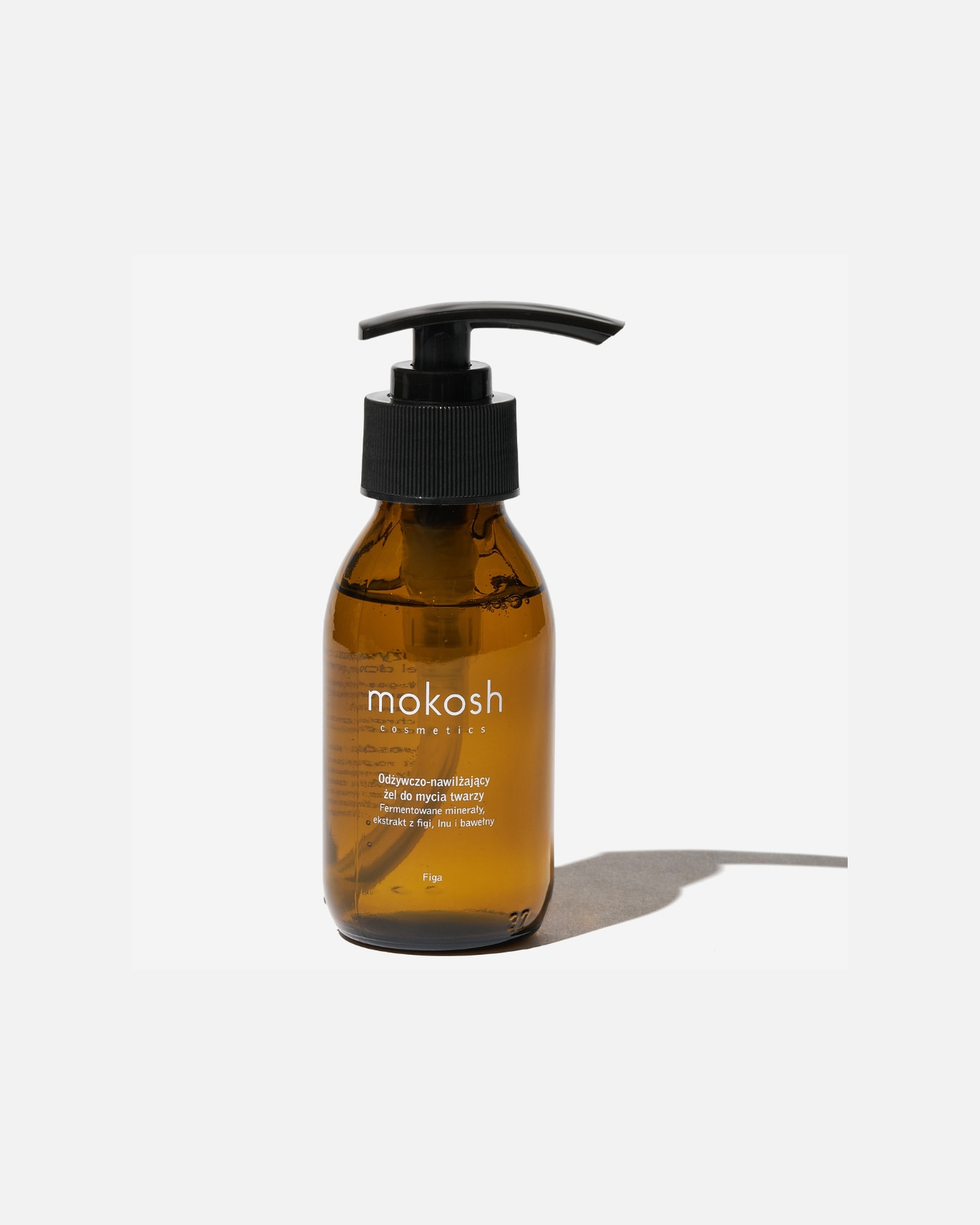 Żel do twarzy dla Unisex Mokosh Odżywczo - nawilżający żel do mycia twarzy Figa 100 ml
