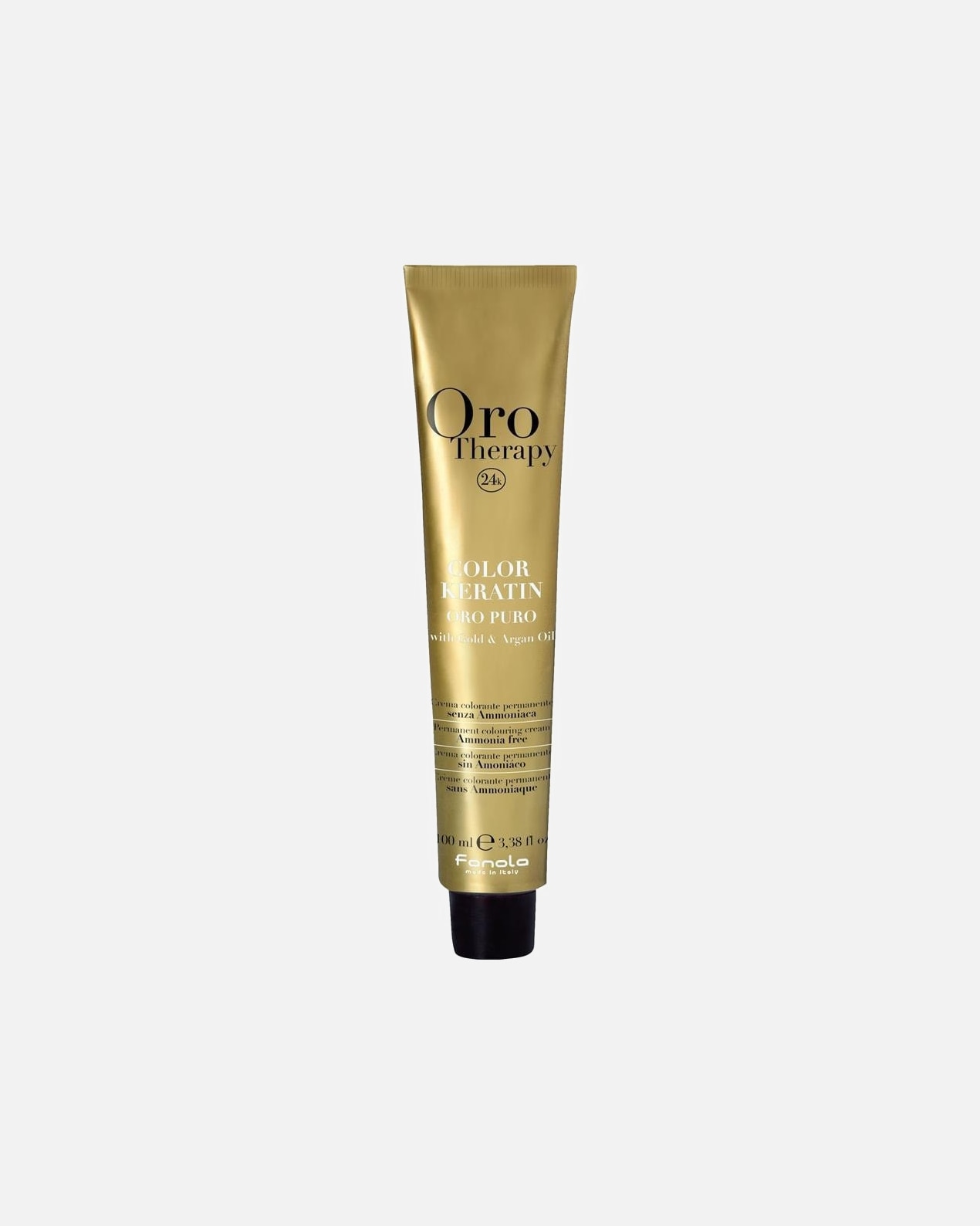 Farba do włosów dla Unisex Fanola Oro Therapy Colour Keratin 7,31 - MITTELBLOND SAND