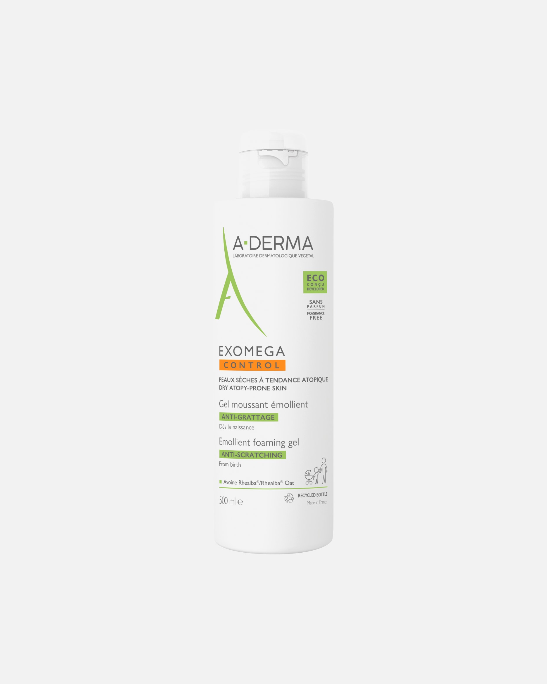 Żel pod prysznic dla Unisex A-DERMA Exomega 500 ml
