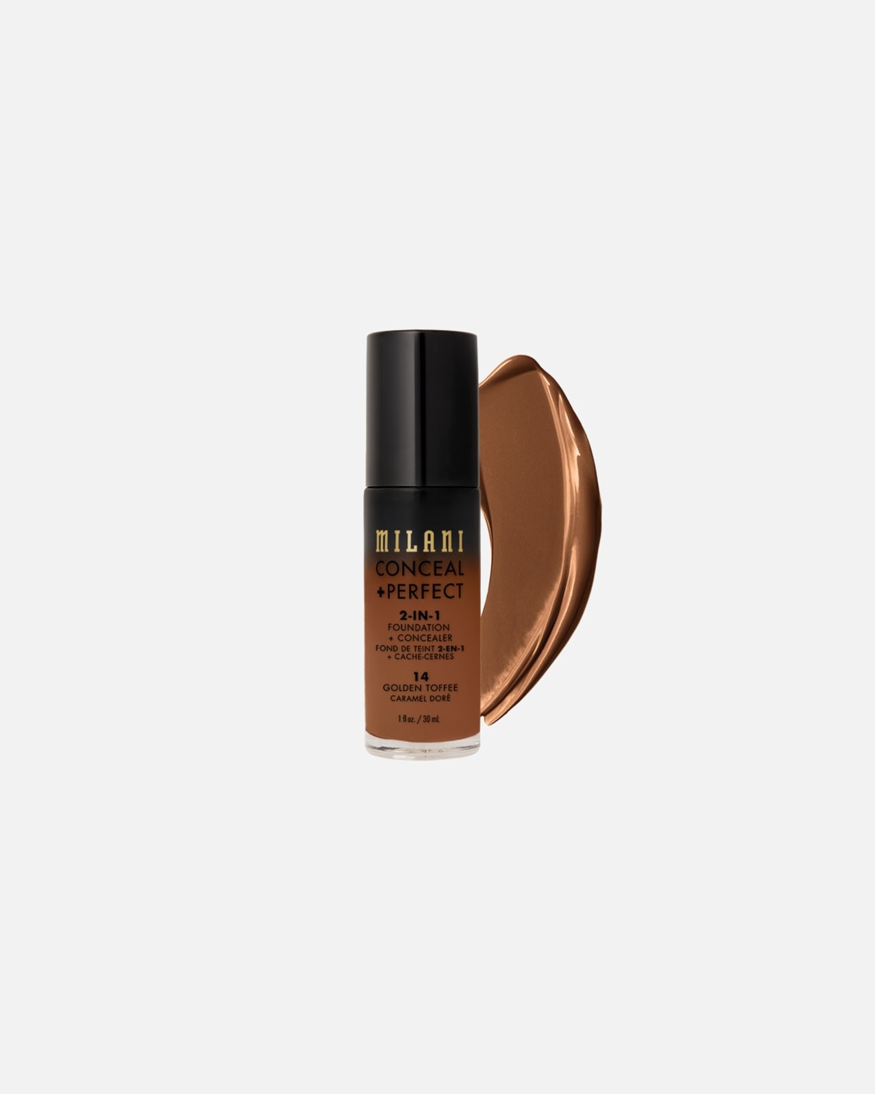 Podkład dla Unisex Milani Conceal + Perfect 2-in-1 Foundation + Concealer GOLDEN TOFFEE