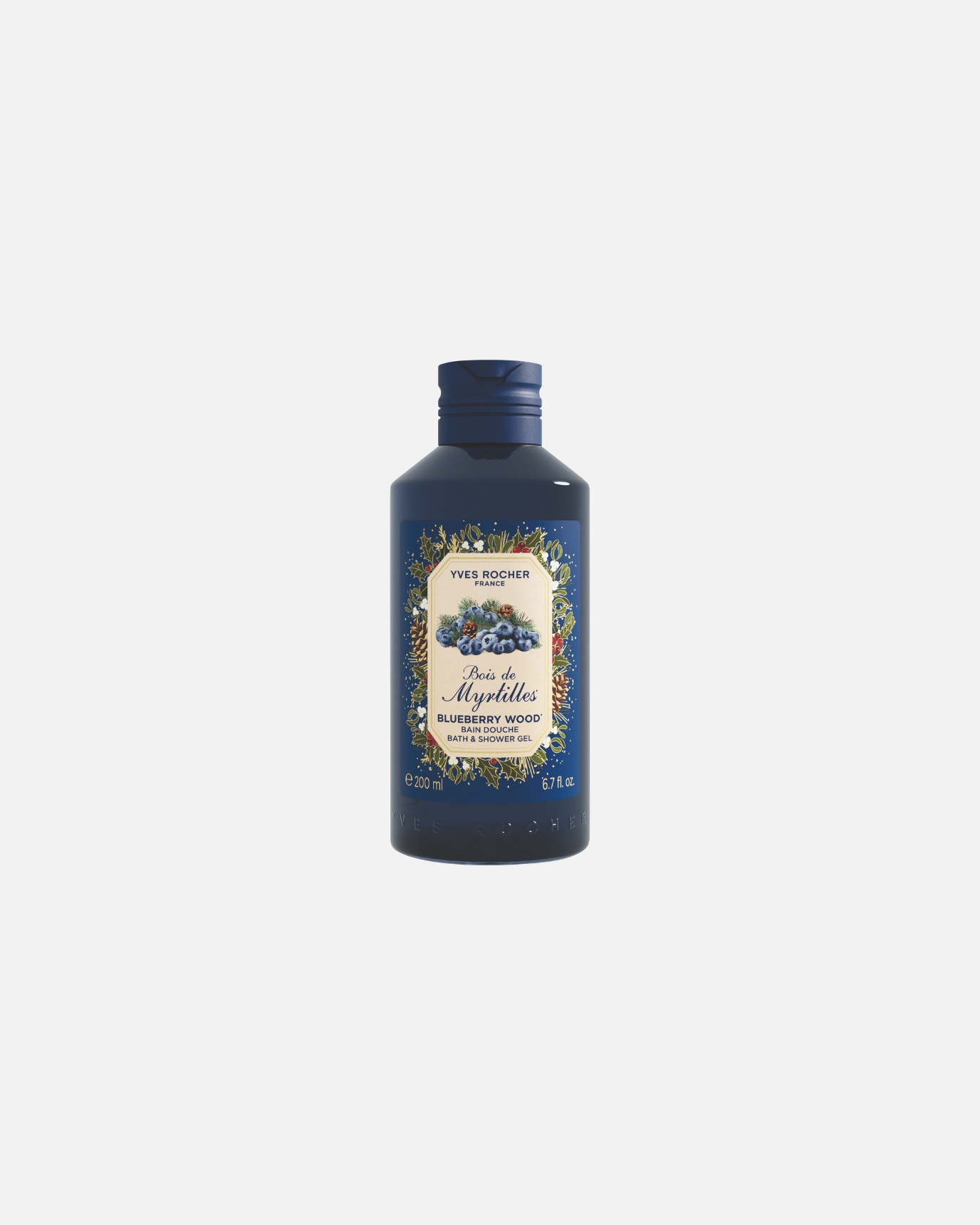 Żel pod prysznic dla Unisex Yves Rocher Blueberry Wood 200 ml
