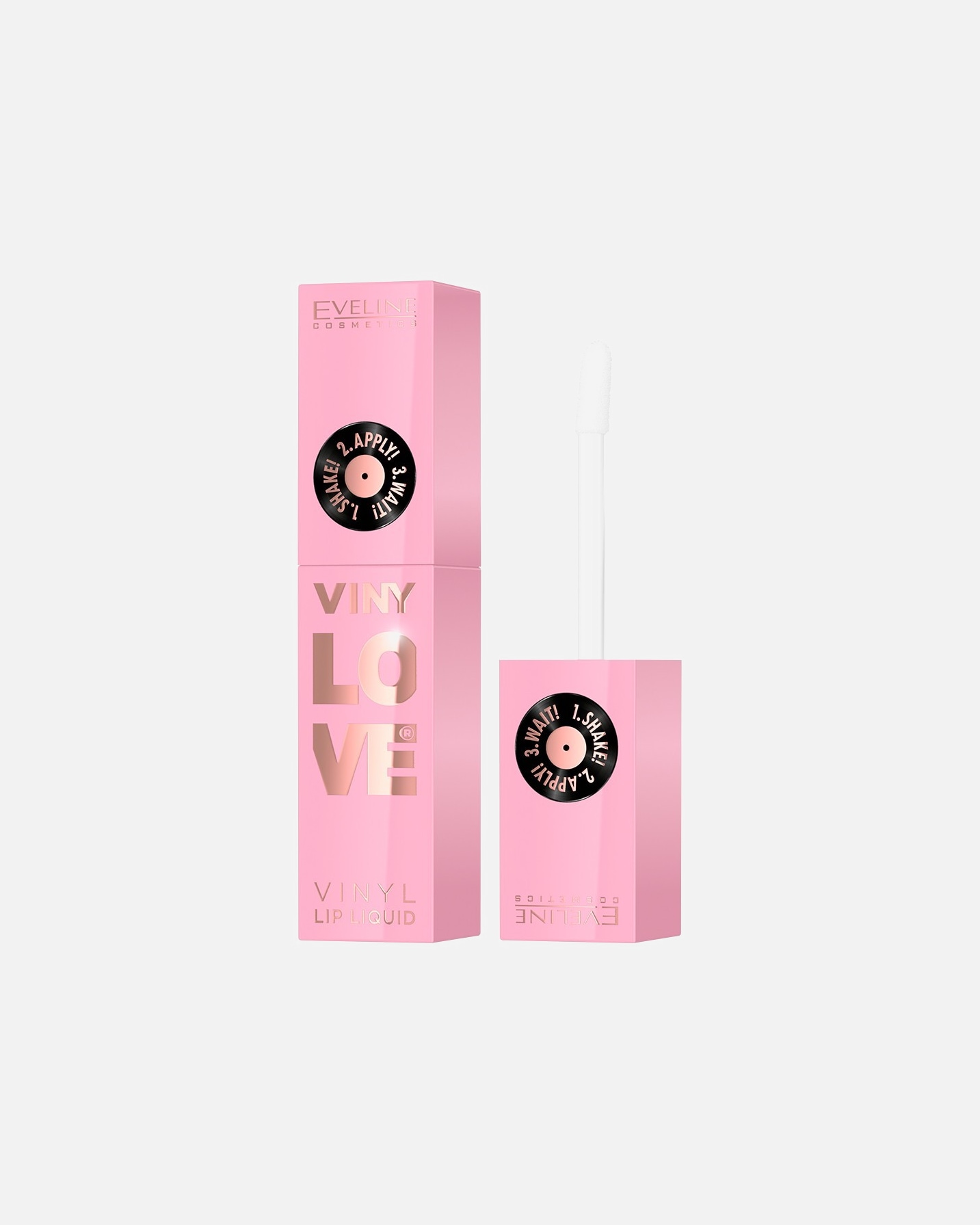 Pomadka do ust dla Unisex Eveline Cosmetics VinyLove Długotrwała pomadka płynna z efektem gloss 1 - PINKY