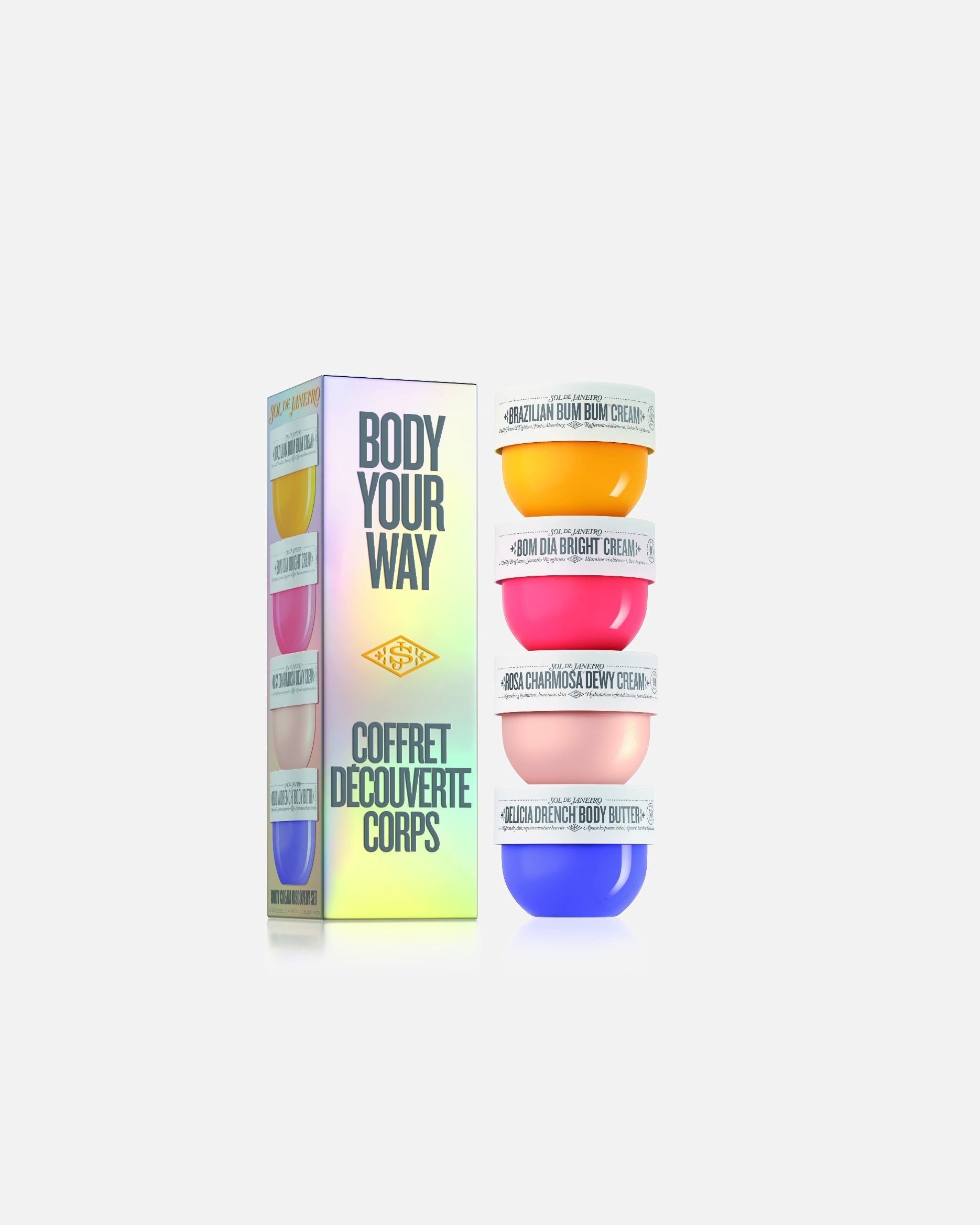 Zestaw do pielęgnacji ciała dla Unisex Sol de Janeiro Body Your Way Body Cream Set 1 szt.