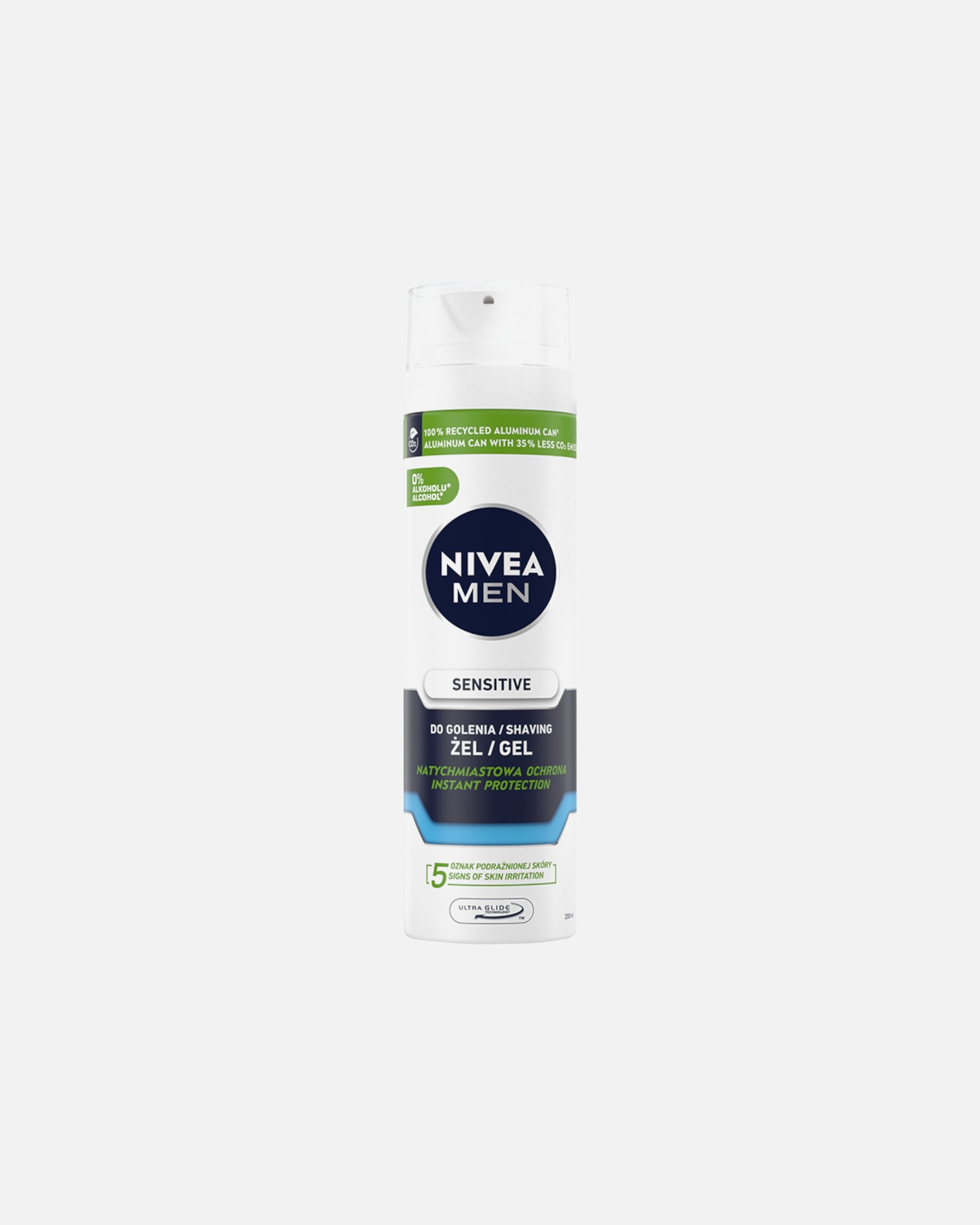dla Unisex NIVEA MEN Łaodzący Żel do golenia Sensitive 200 ml