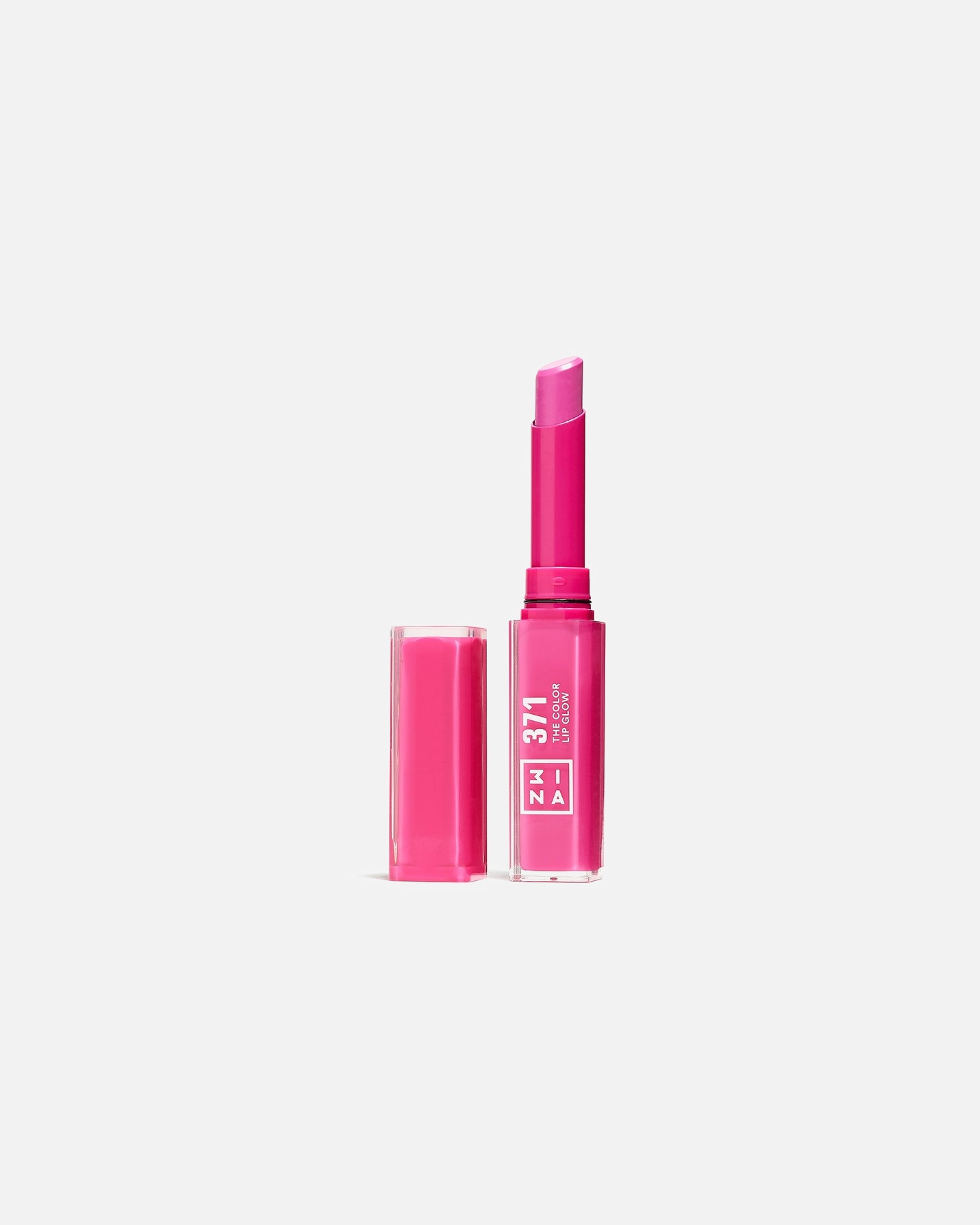 Pomadka do ust w sztyfcie dla Unisex 3INA Lipstick Nr. 371 - Hot Pink