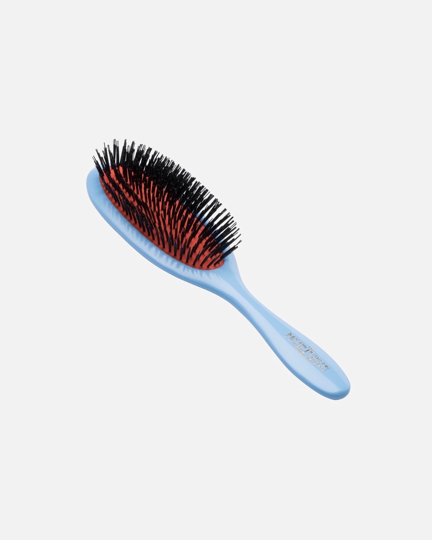 Szczotka dla Unisex MASON PEARSON Default Brand Line HANDY B3 Średnia szczotka do włosów z włosiem naturalnym (dzik) w kolorze błękitnym 1 szt.