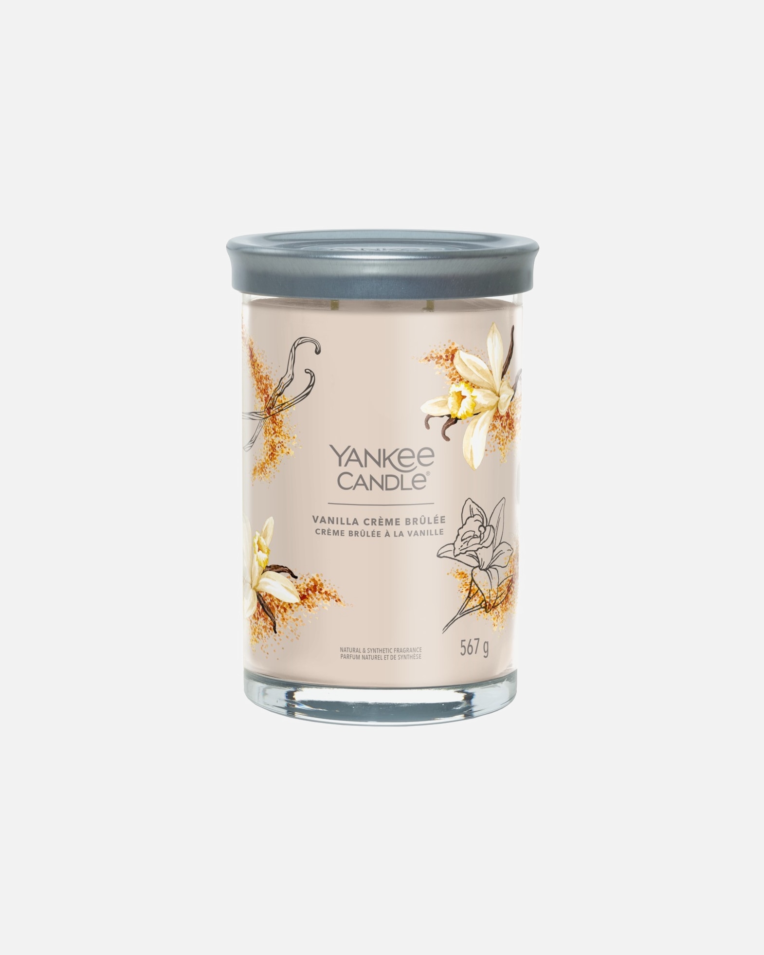 Świeca dla Unisex YANKEE CANDLE Vanilla Crème Brûlée 567 g - Signature Tumbler