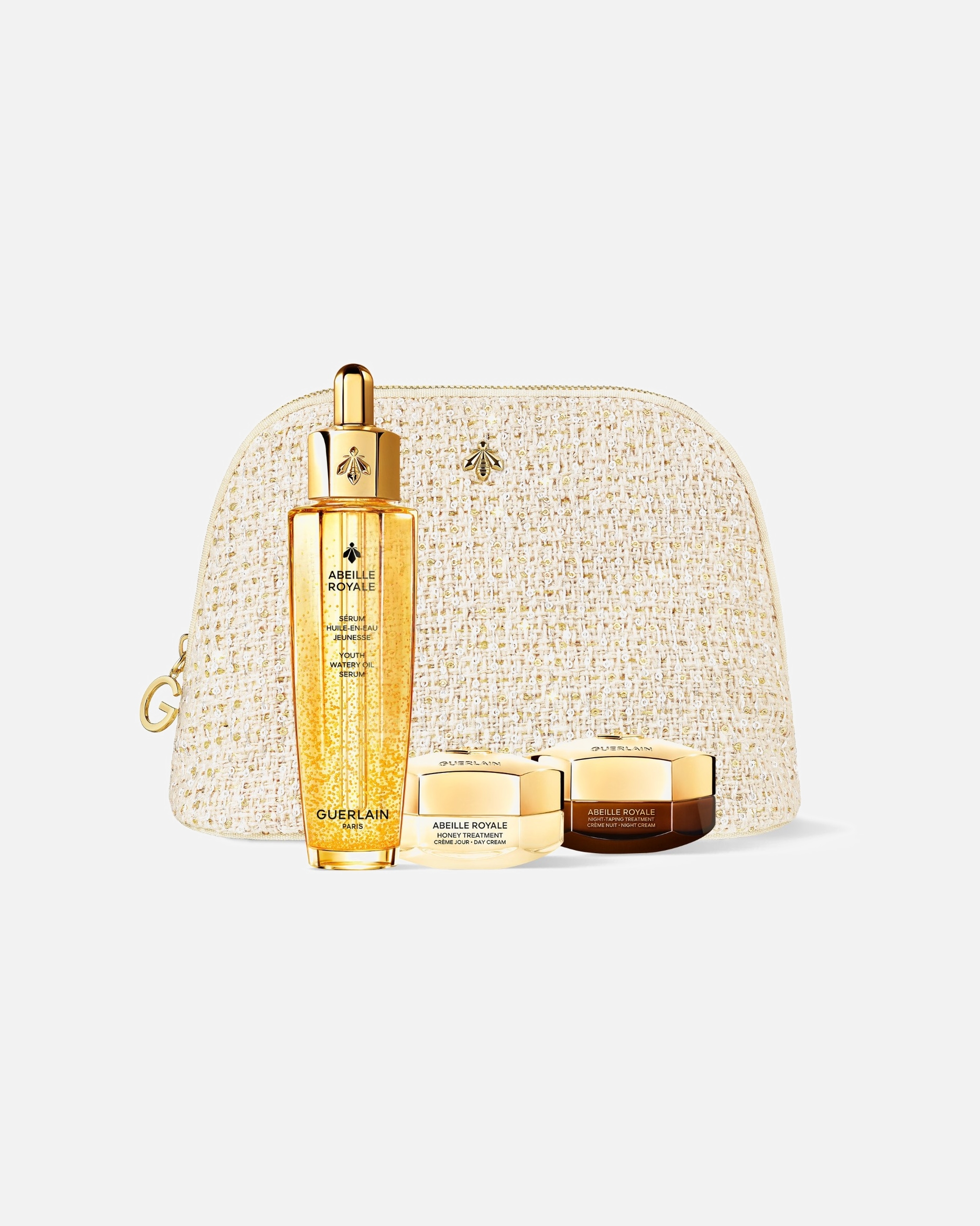 Zestaw do pielęgnacji twarzy dla Unisex Guerlain Abeille Royale Rytuał przeciwstarzeniowy Youth Watery Oil Serum 1 szt.