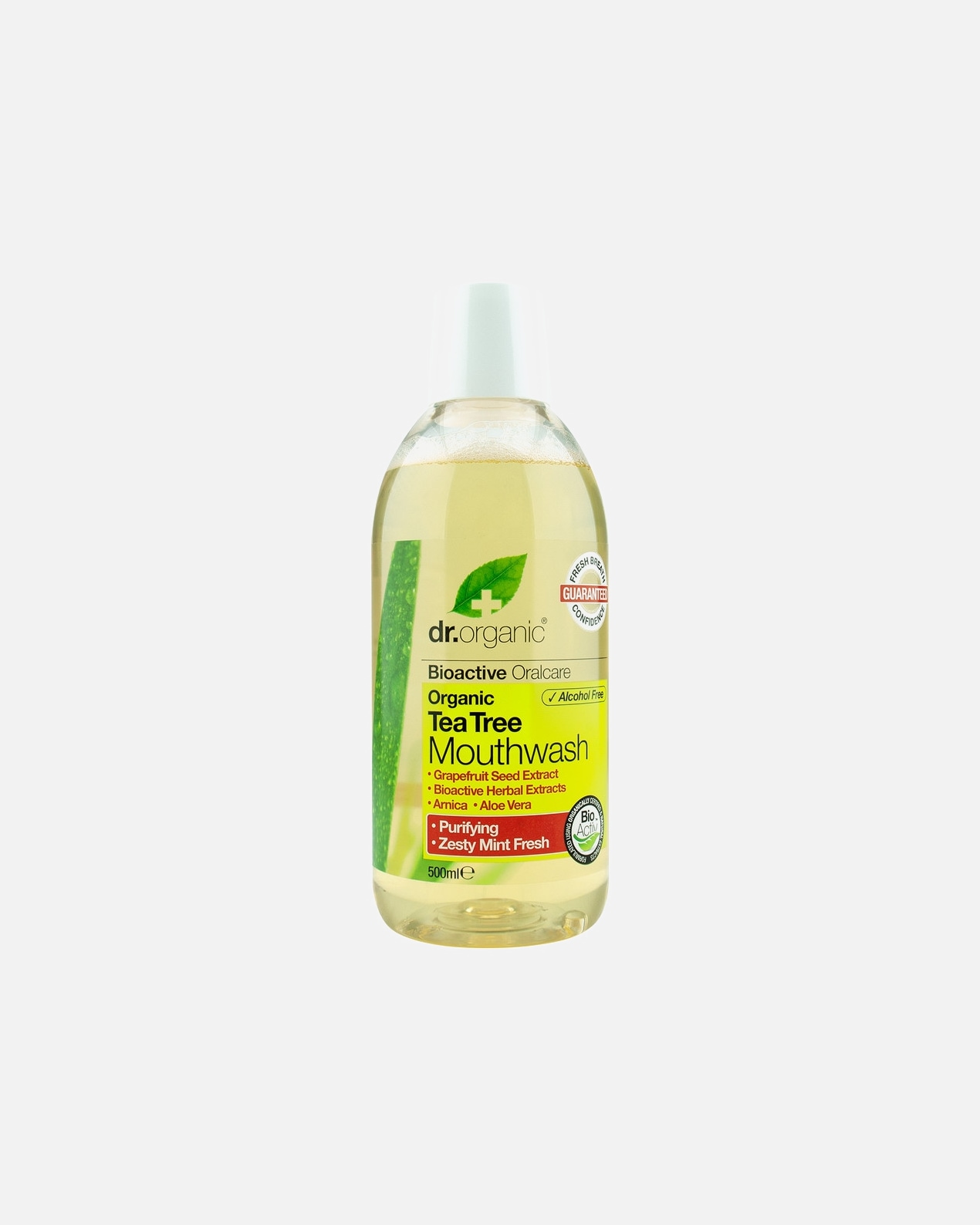 Płyn do higieny jamy ustnej dla Unisex Dr. Organic Tea Tree Mouthwash 500 ml
