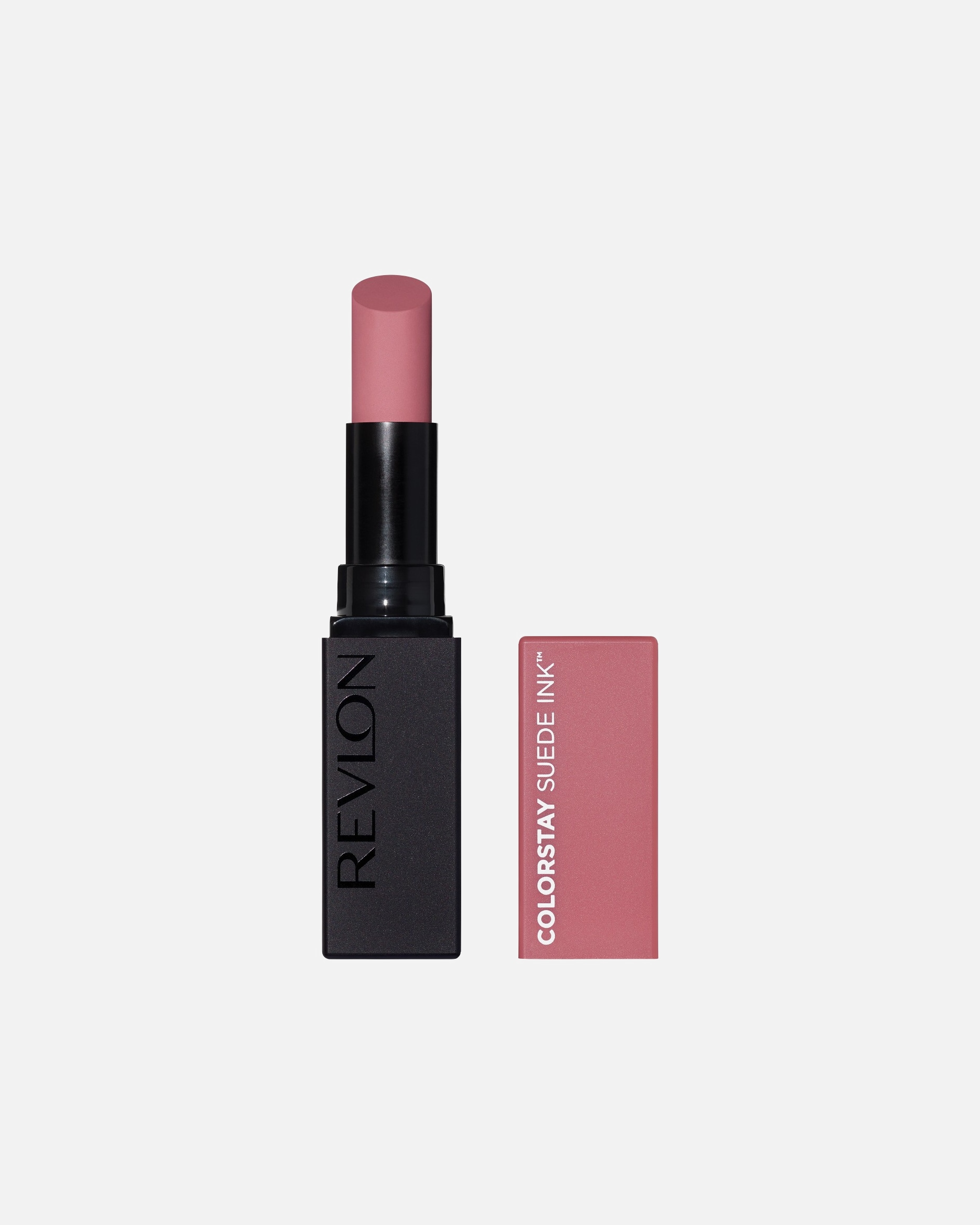 Pomadka do ust w sztyfcie dla Unisex Revlon ColorStay™ Revlon Pomadka ColorStay Suede Ink, kryjąca, długotrwała, niebrudząca, z witaminą E, wodoodporna, 008 That Girl, 2,55 g 2.55 g