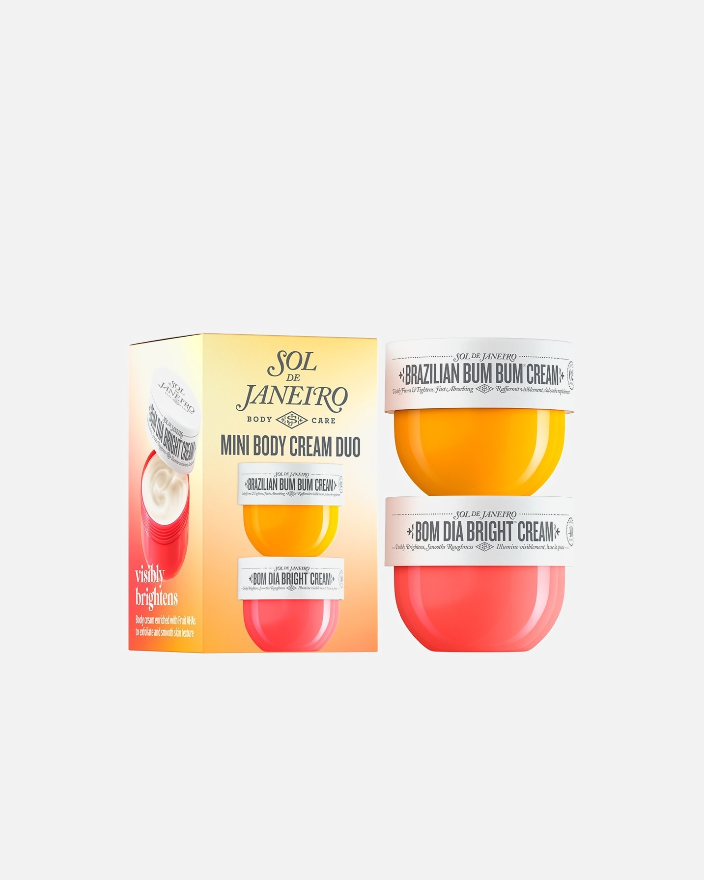 Zestaw do pielęgnacji ciała dla Unisex Sol de Janeiro Mini Body Cream Duo 1 szt.