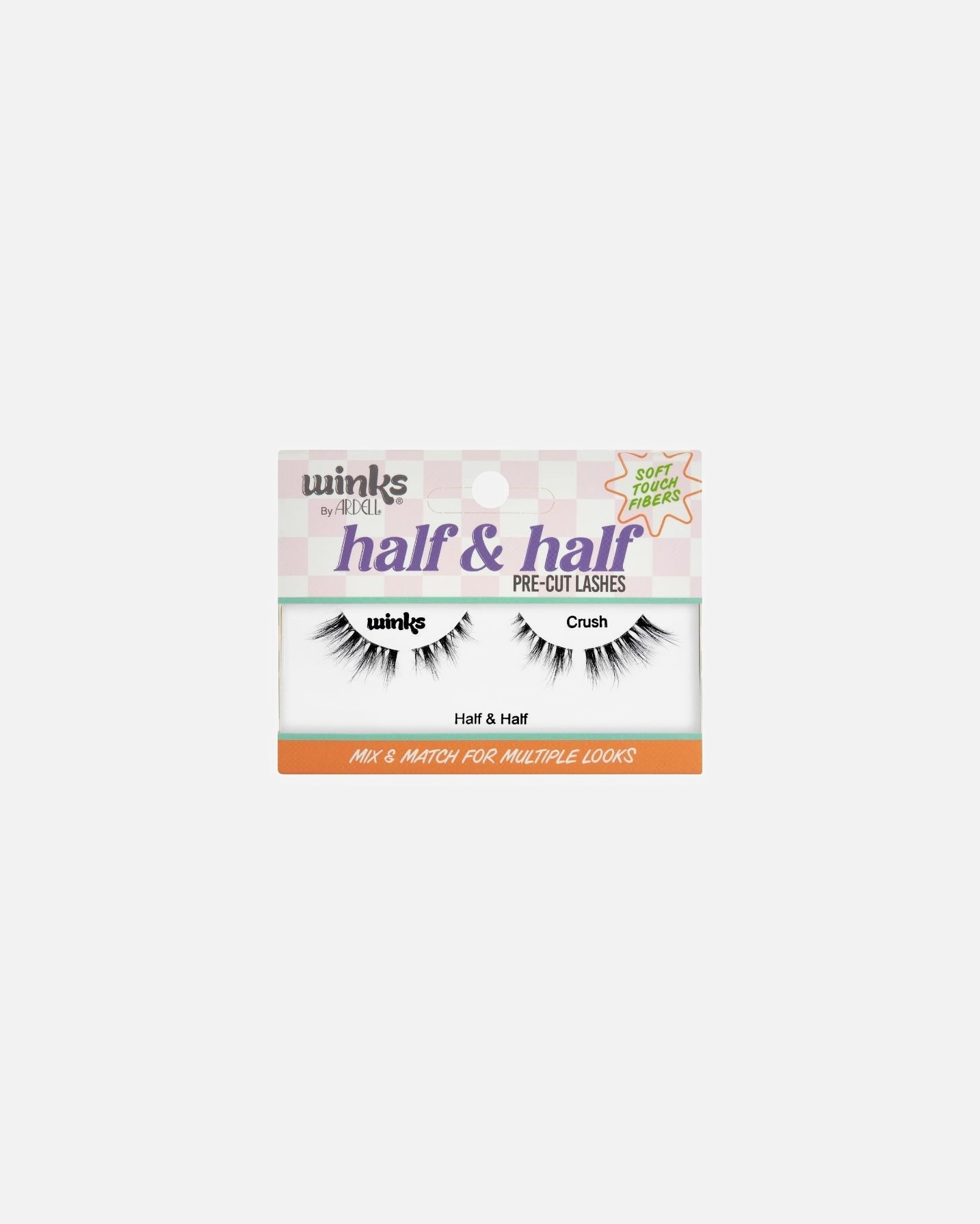 Akcesoria do makijażu dla Unisex Ardell Wispies Winks Half & Half Pre-Cut Lashes Crush 1 szt.