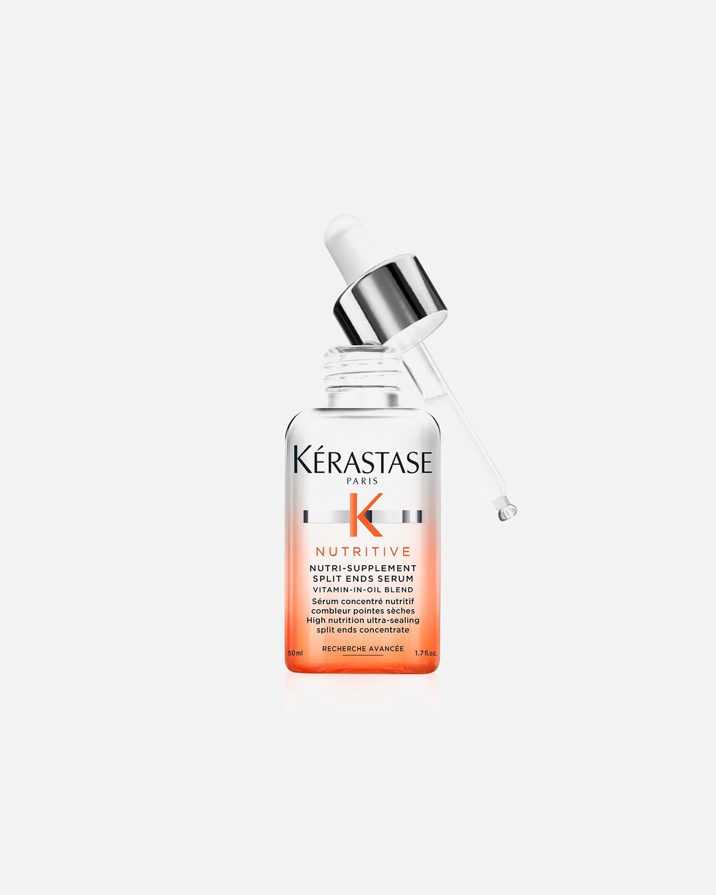 Serum do włosów dla Unisex Kérastase Nutritive Fiber Food Dry Ends Serum 50 ml