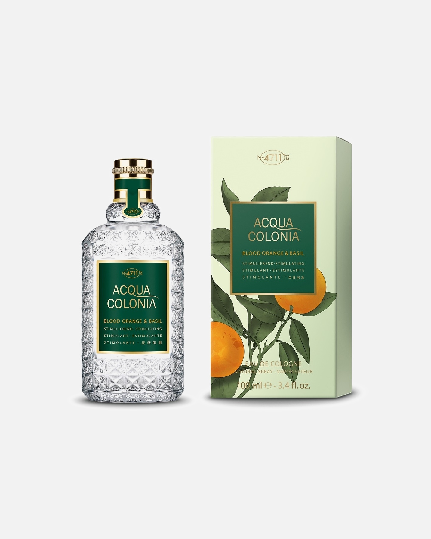 Woda kolońska dla Unisex 4711 Acqua Colonia Blood Orange & Basil Eau de Cologne Splash & Spray 100 ml