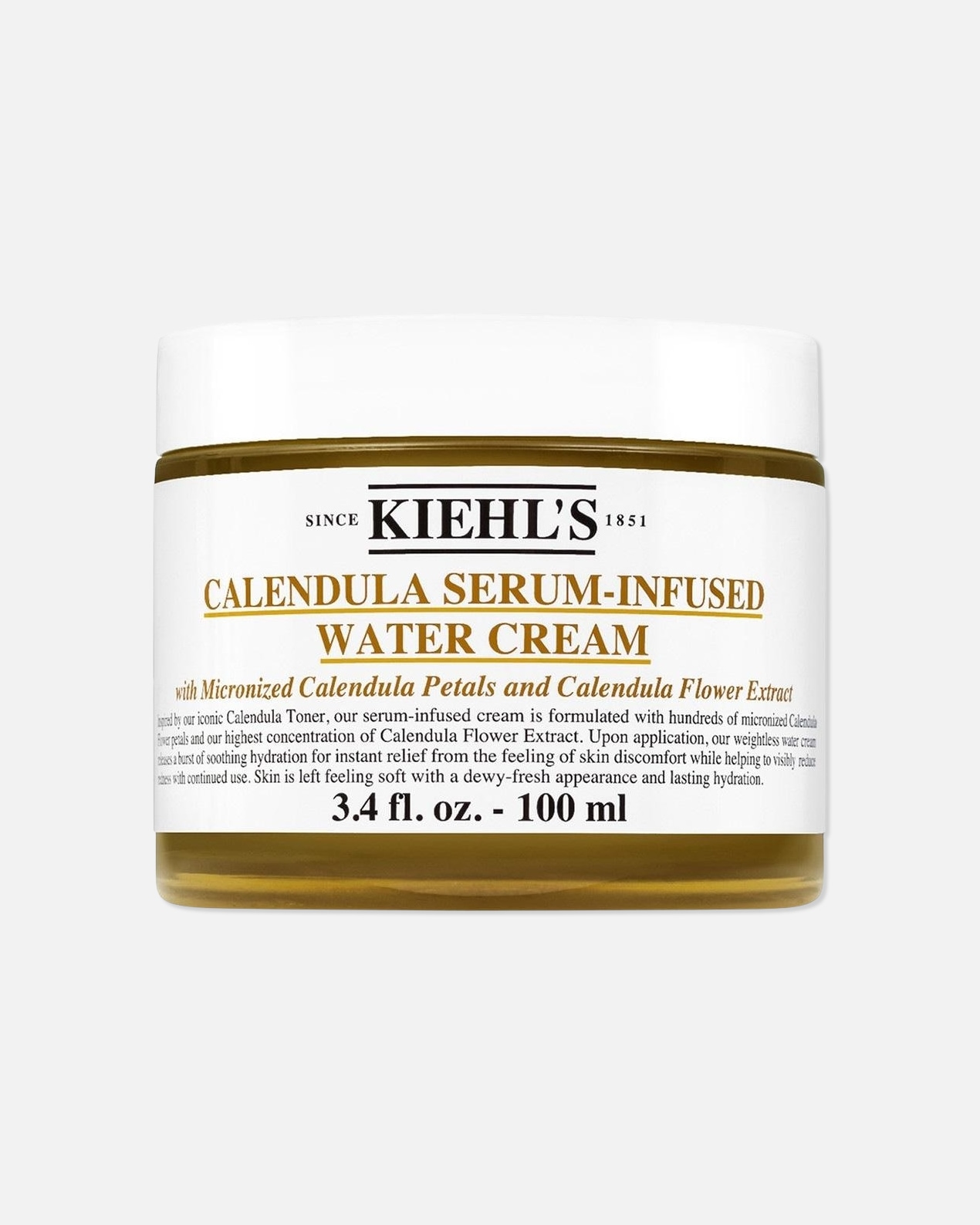 Krem na dzień dla Unisex Kiehl`s Calendula Serum-Infused Water Cream 100 ml