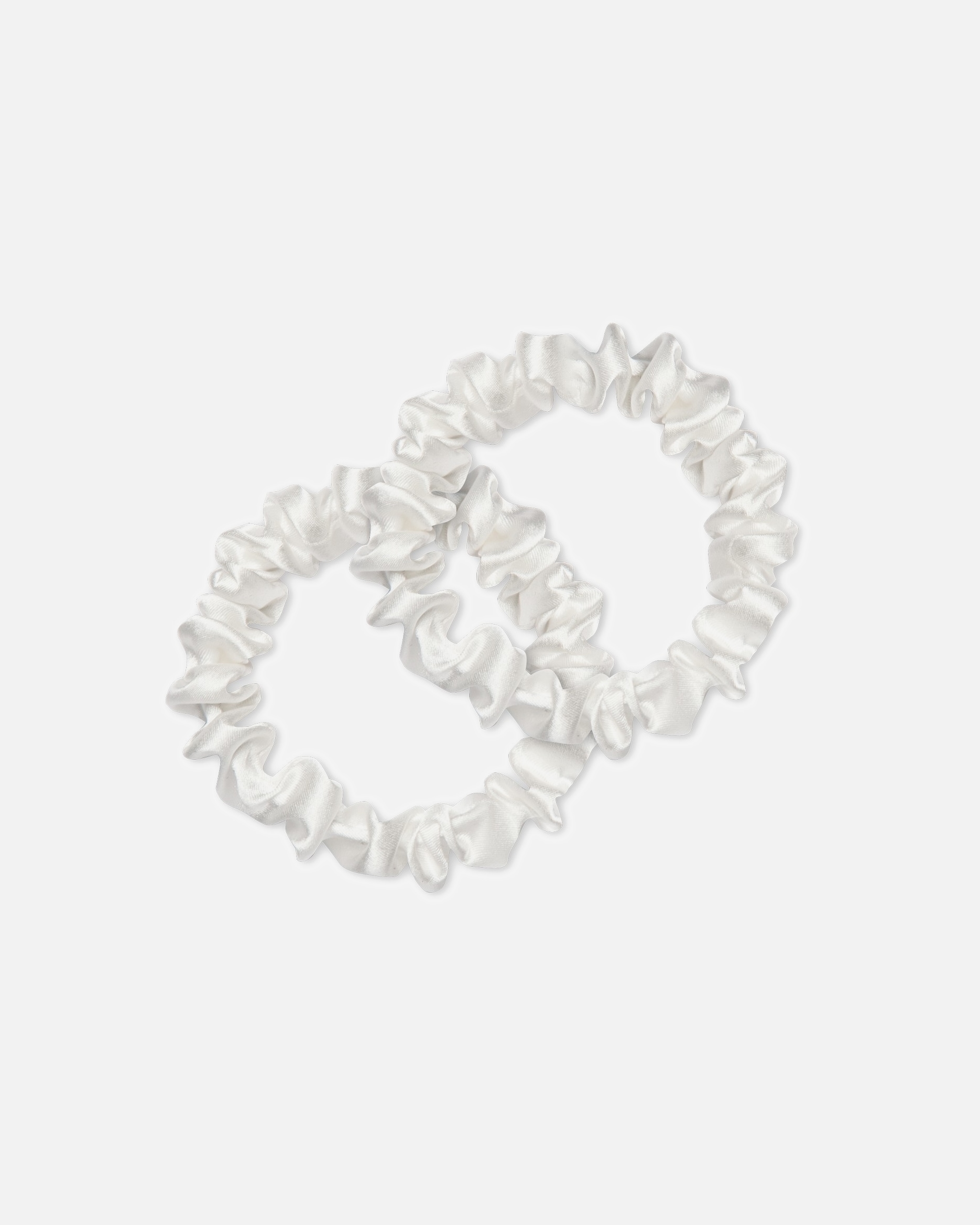 Gumka do włosów dla Unisex Cat&Cat Komplet dwóch jedwabych gumek slim Pure nature