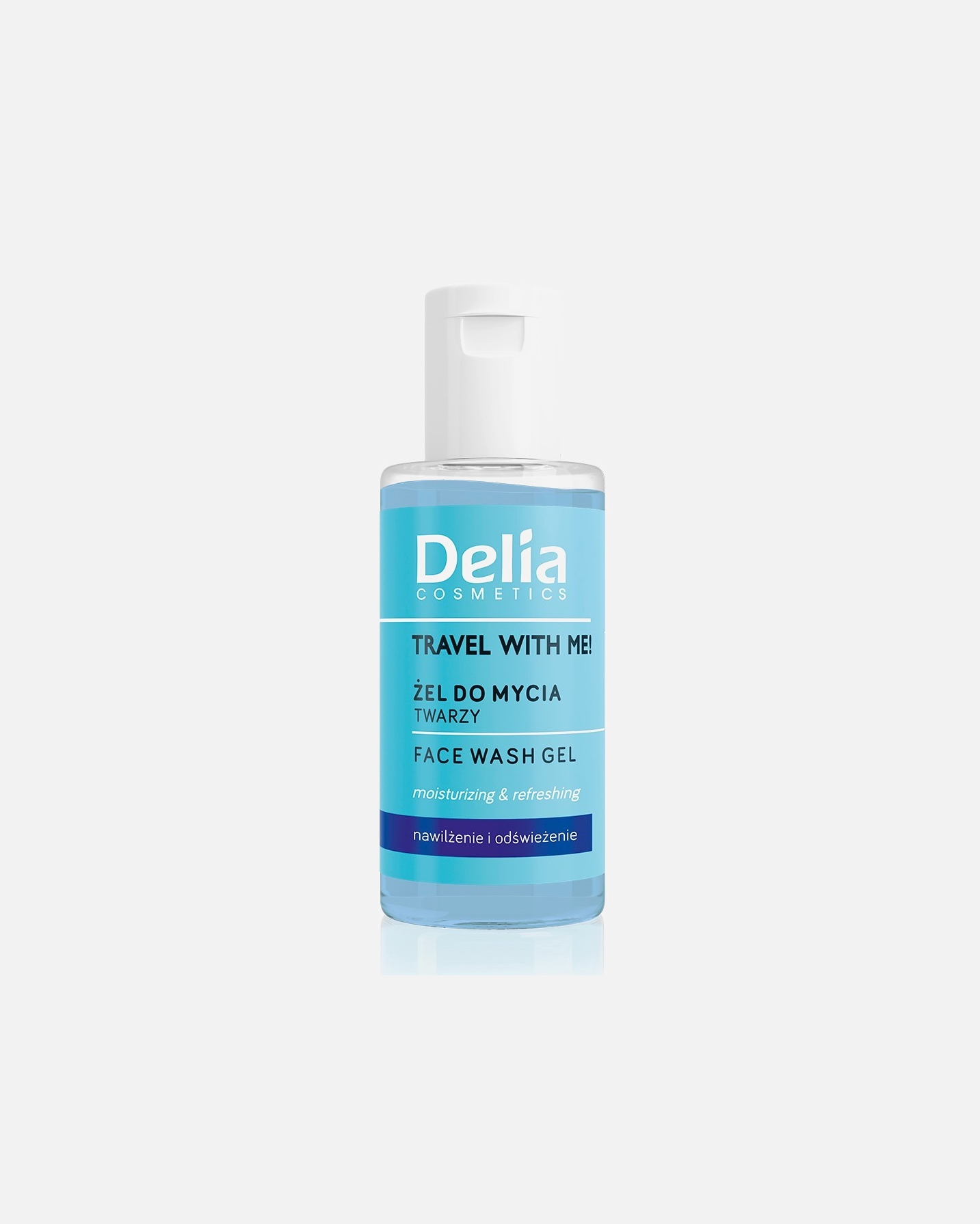 Żel do twarzy dla Unisex Delia Cosmetics TRAVEL ŻEL DO TWARZY 50ML 50 ml
