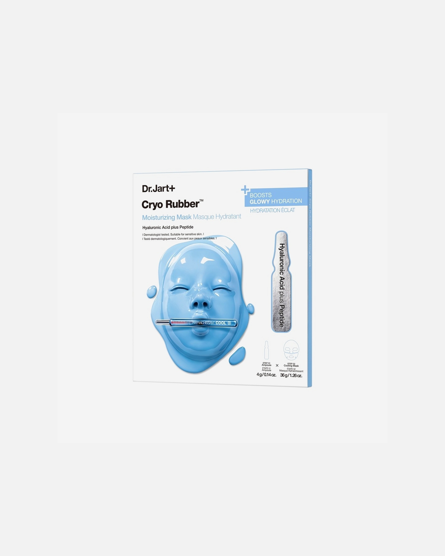 Maska w płachcie dla Unisex Dr. Jart+ Cryo Rubber Moisturizing Mask 44 g