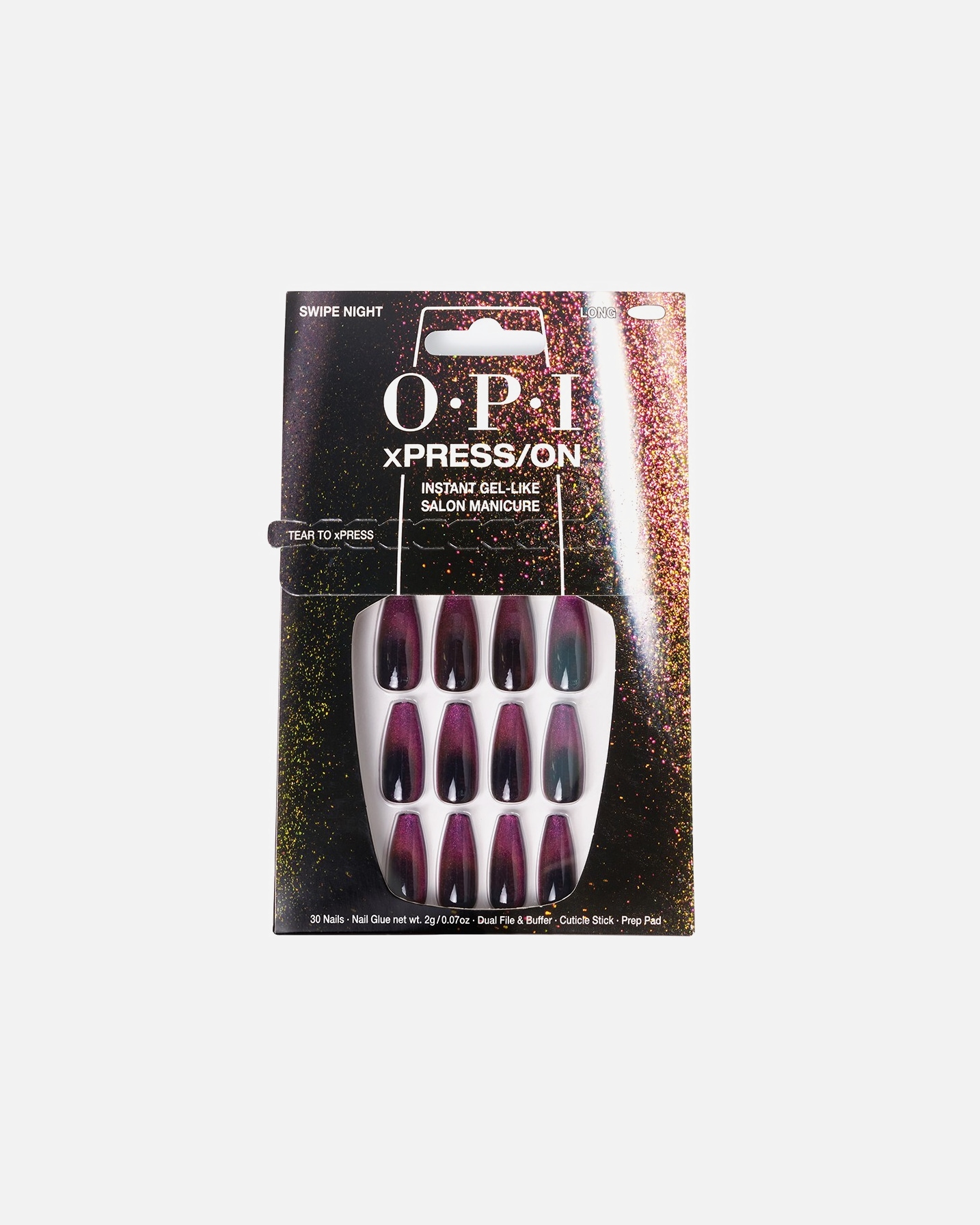 Tipsy dla Unisex OPI xPRESS/ON xPress/on sztuczne paznokcie VIOLET