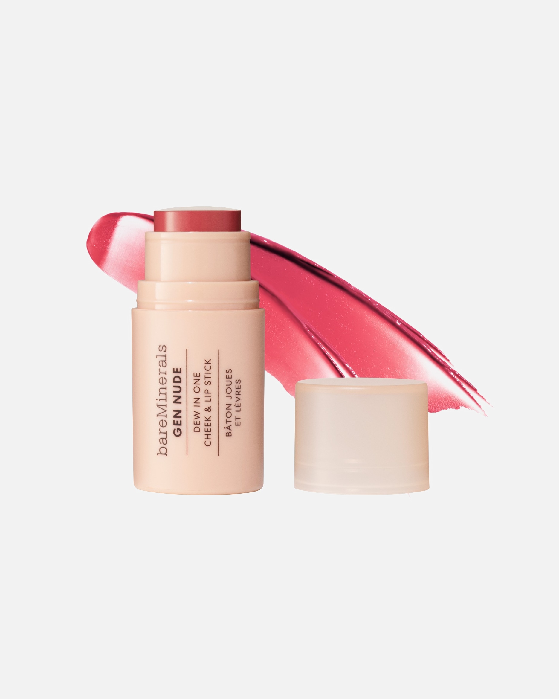 Róż dla Unisex bareMinerals Gen Nude Lip & Cheek Balm BRICK IT ON