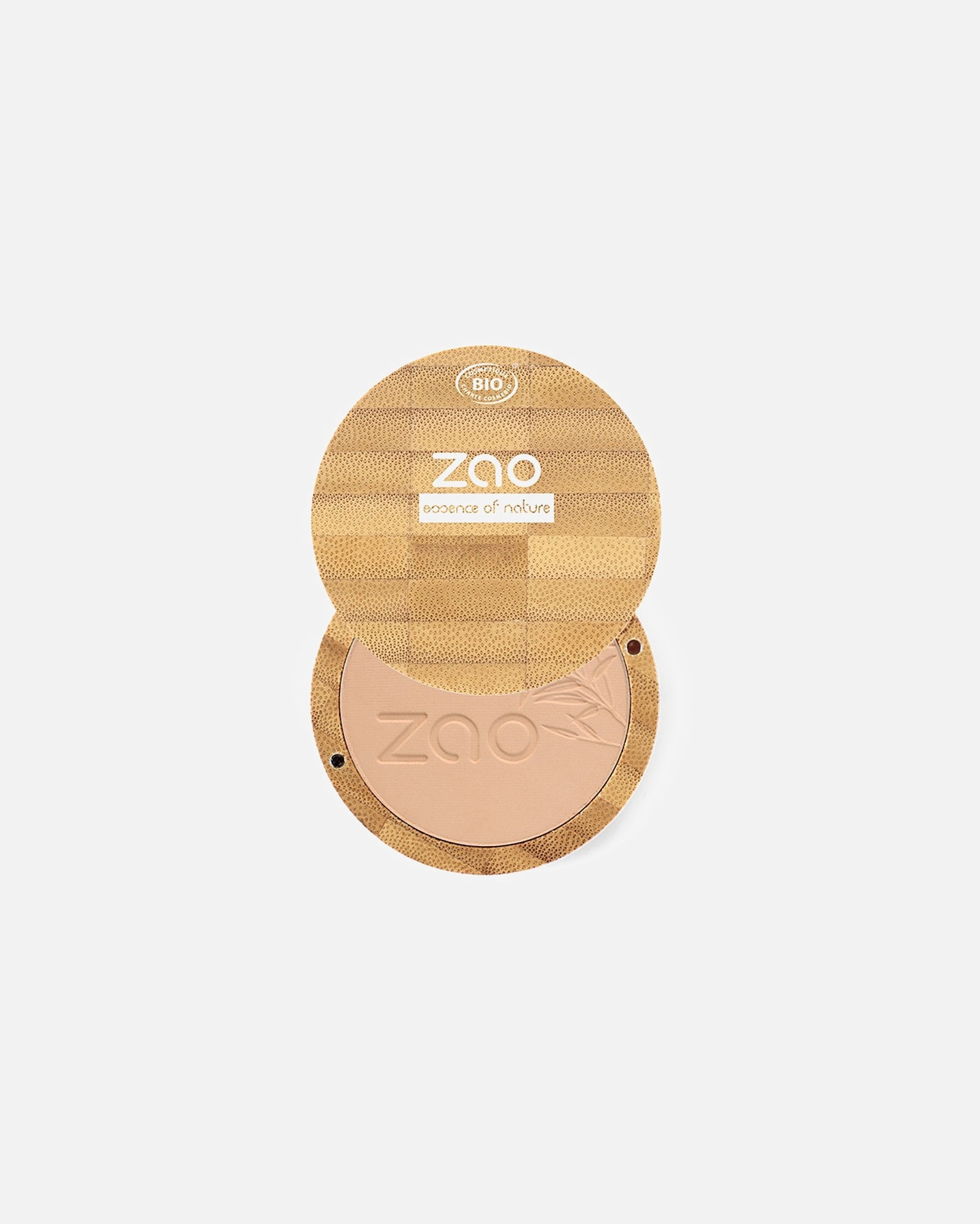 Puder dla Unisex ZAO Bamboo Compact Powder 303 - BROWN BEIGE