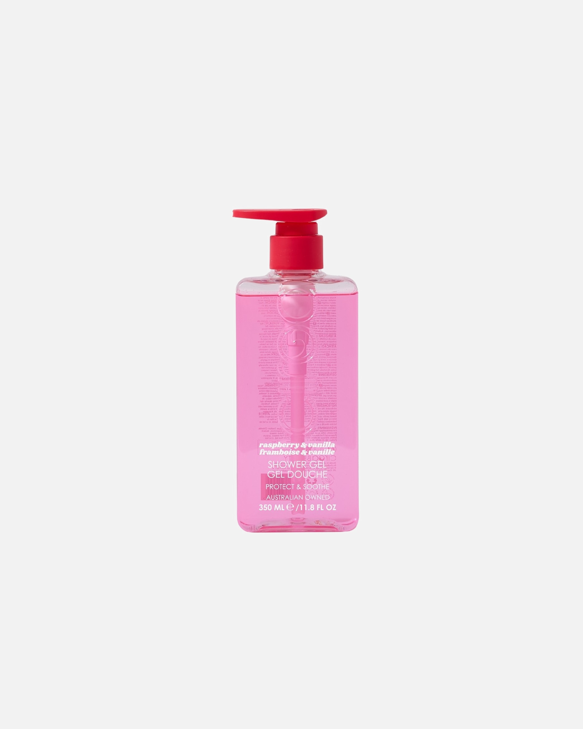 Żel pod prysznic dla Unisex Ciroa Beauty Raspberry and Vanilla 350 ml