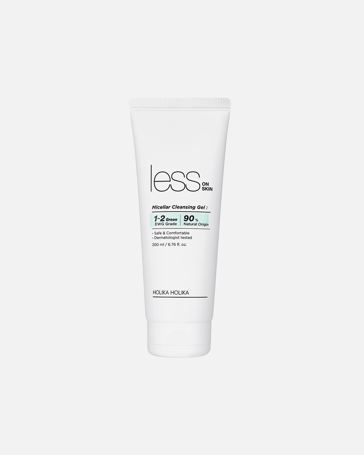 Żel myjący do twarzy dla Unisex Holika Holika Less On Skin Micellar Cleansing Gel 200 ml