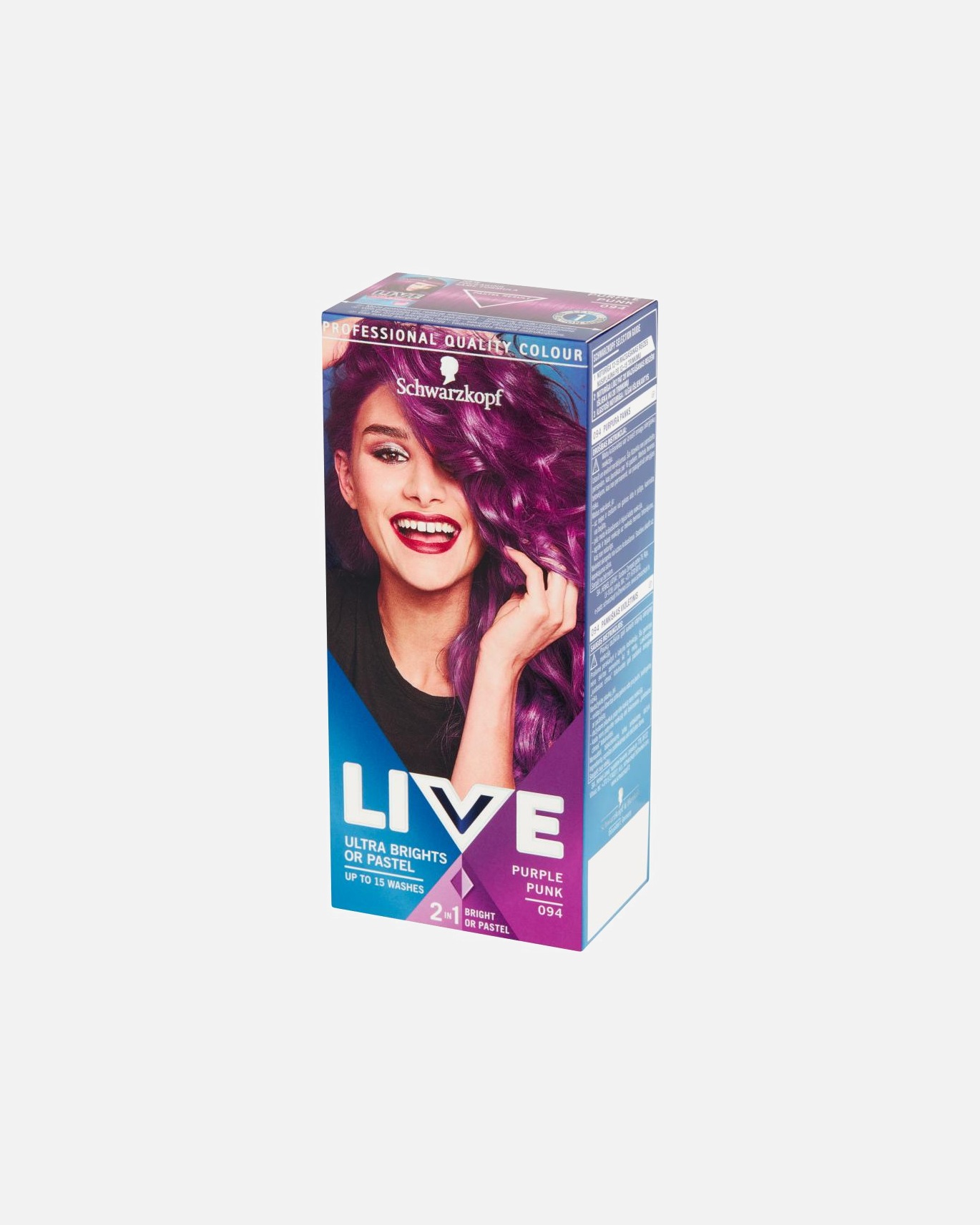 Farba do włosów dla Unisex Schwarzkopf & Henkel Ultra Brights Farba do włosów Purple Punk 094 65 ml