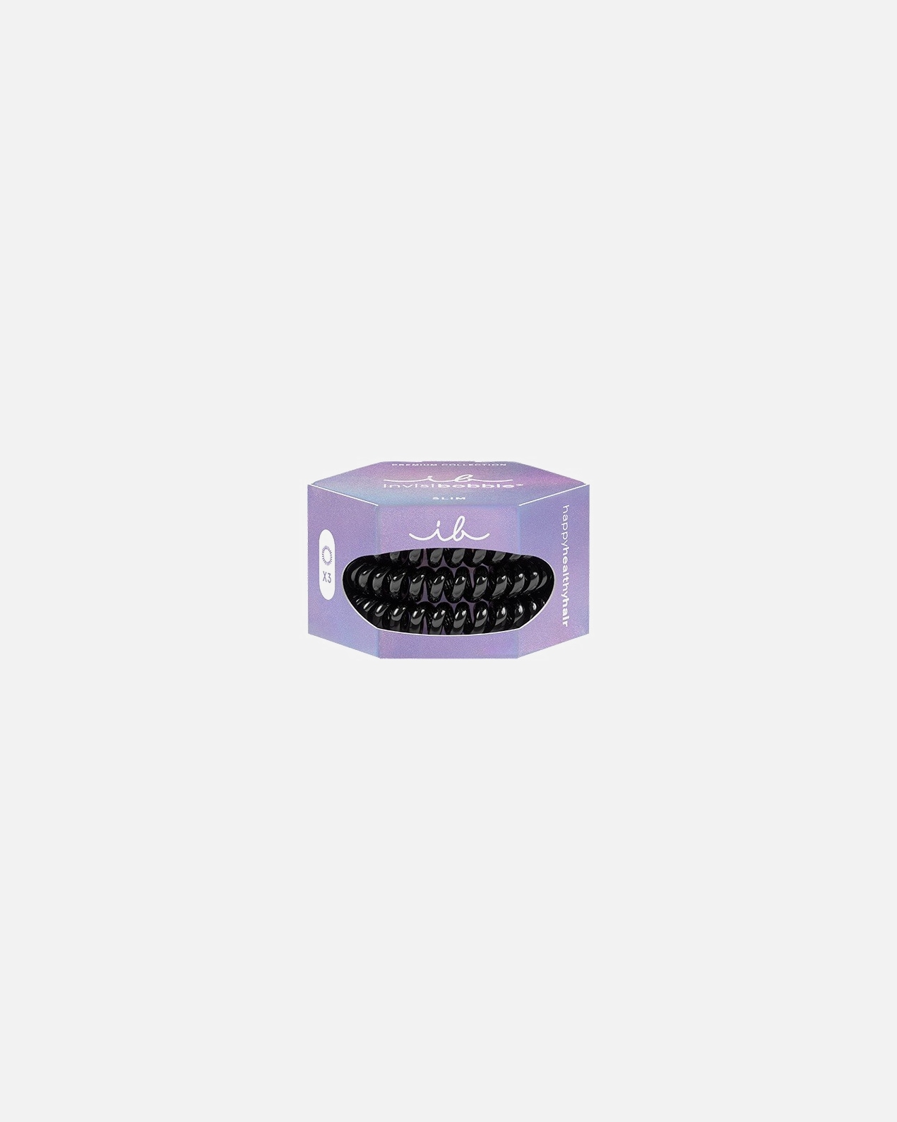 Gumka do włosów dla Unisex Invisibobble Slim Premium True Black 1 szt.