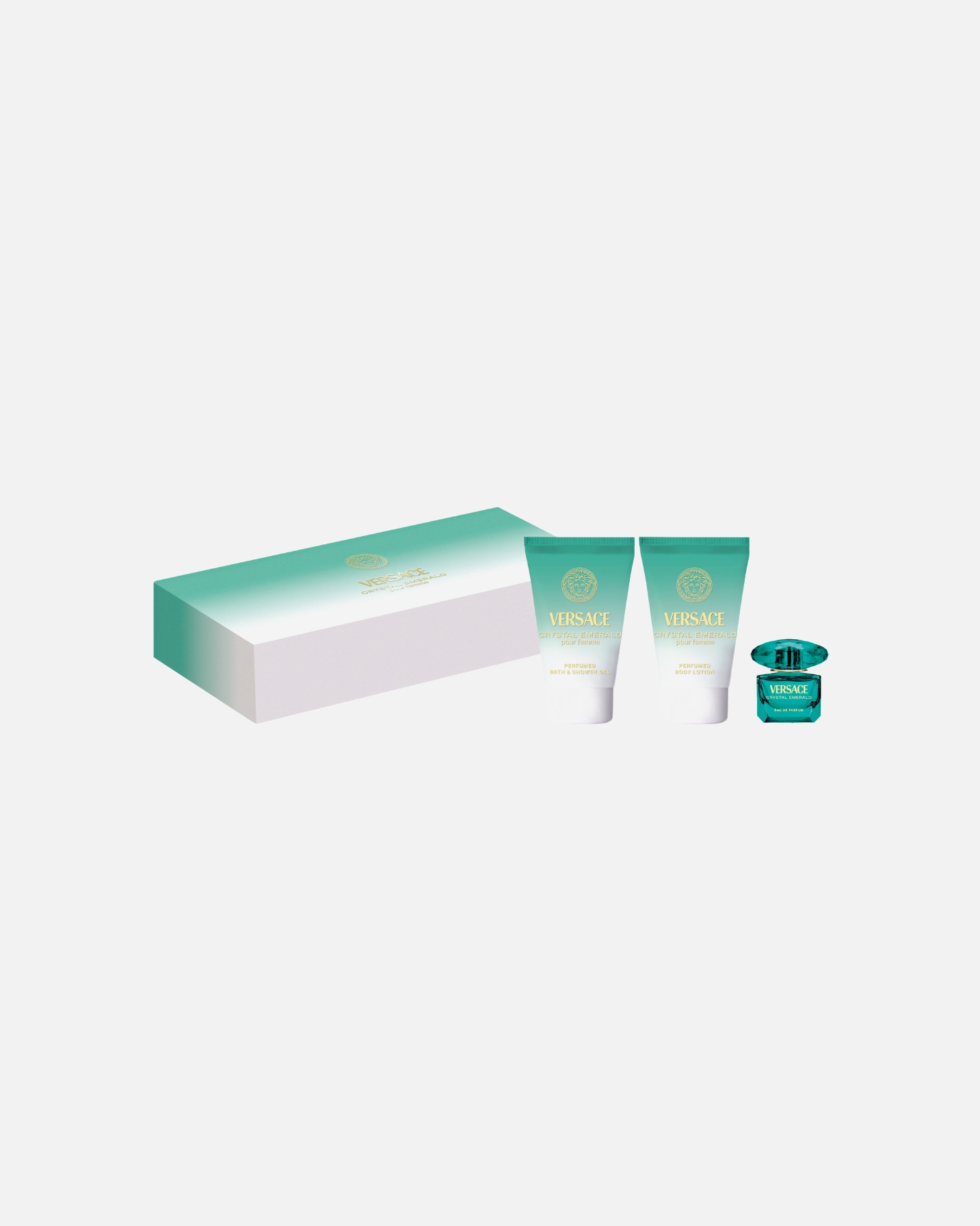 Mini zestaw Crystal Emerald w prezencie przy zakupie zapachów Versace o pojemności min. 50 ml.