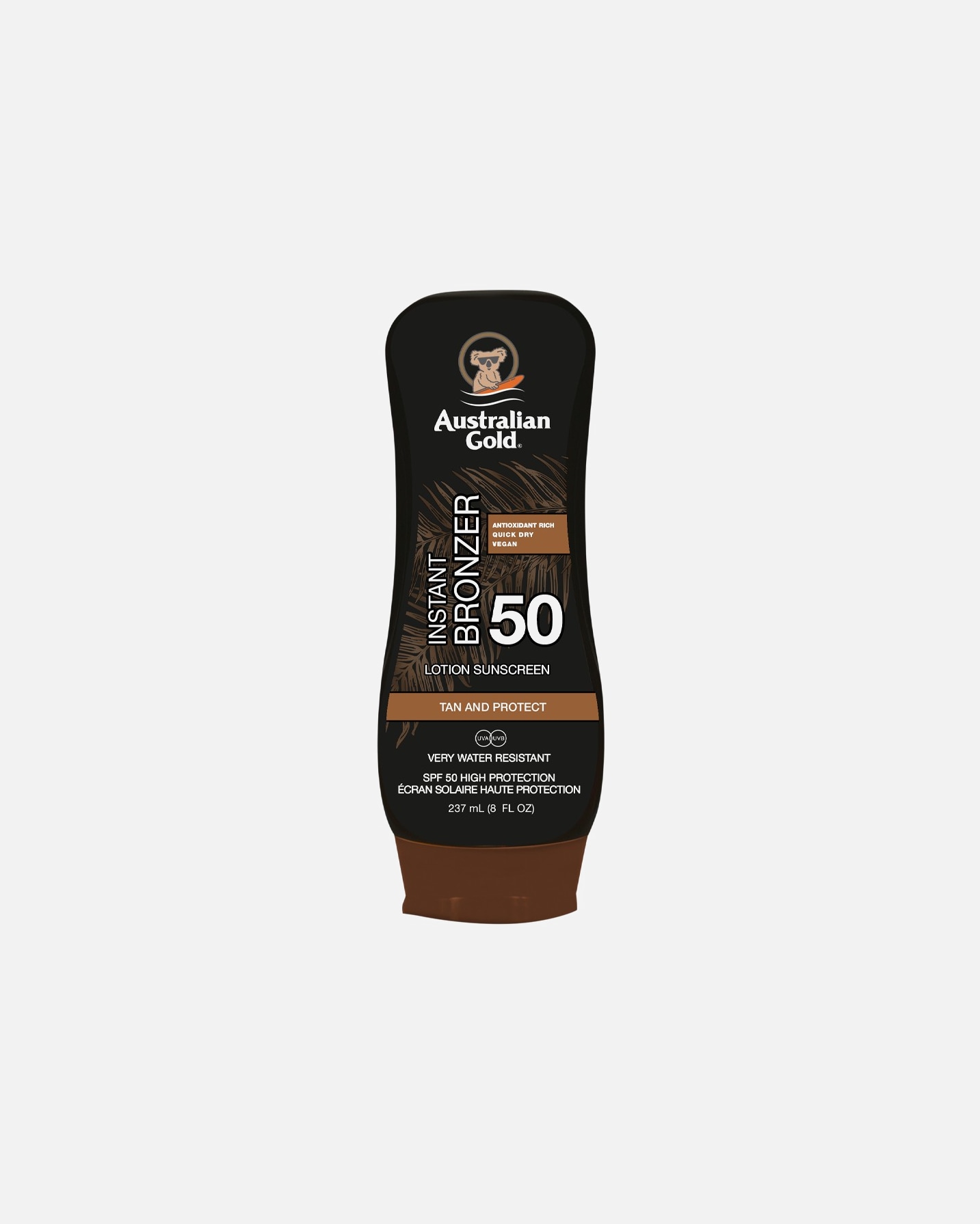 Krem do opalania dla Unisex Australian Gold SPF 50 Lotion - balsam do opalania z bronzerem 237 g