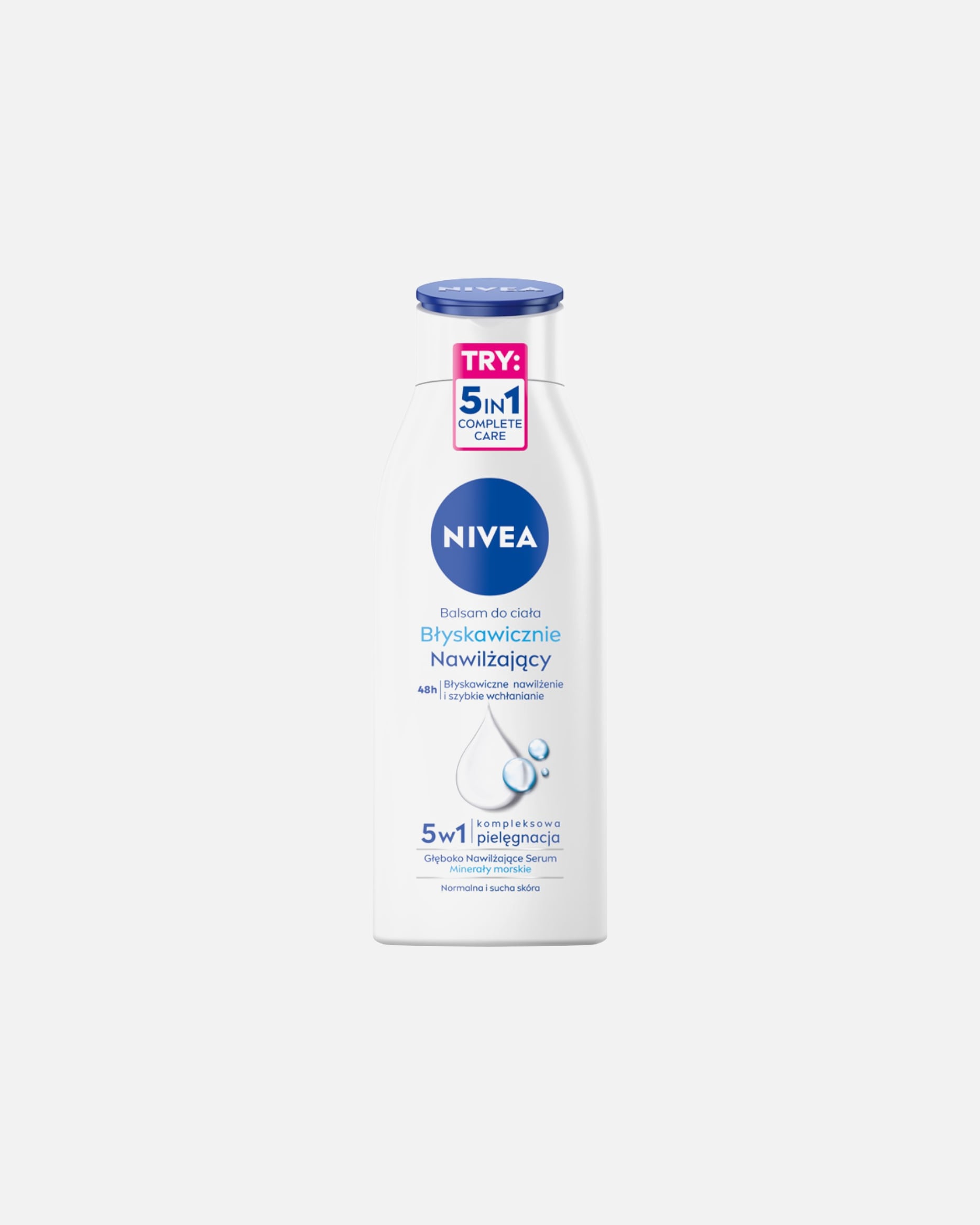Balsam do ciała dla Unisex NIVEA Błyskawicznie nawilżający balsam do ciała, skóra przesuszona 400 ml