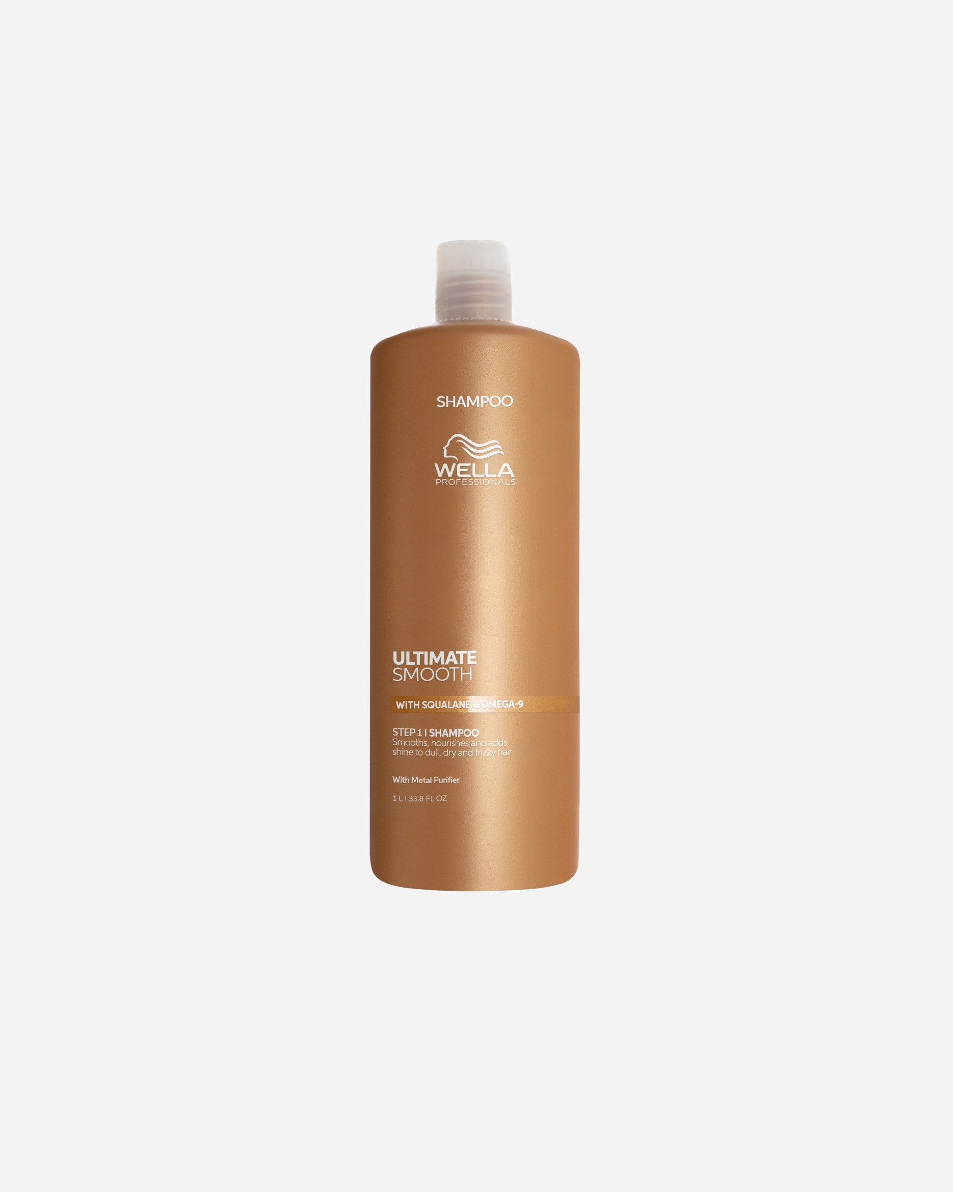 Szampon do włosów dla Unisex Wella Ultimate Smooth Wella Professionals Ultimate Smooth, odżywczy szampon i włosów suchych i puszących, 1000 ml 1000 ml