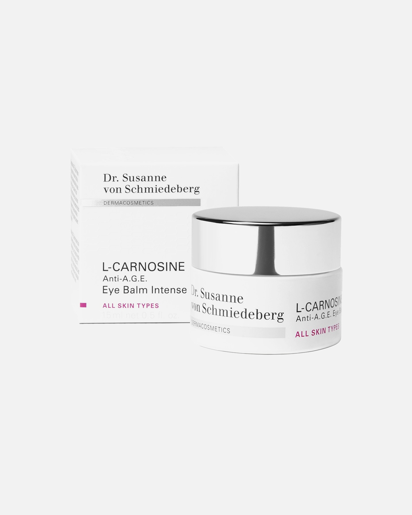 Balsam pod oczy dla Unisex Dr. Susanne von Schmiedeberg L-Carnosine Anti-A.G.E. Eye Balm Intense 15 ml