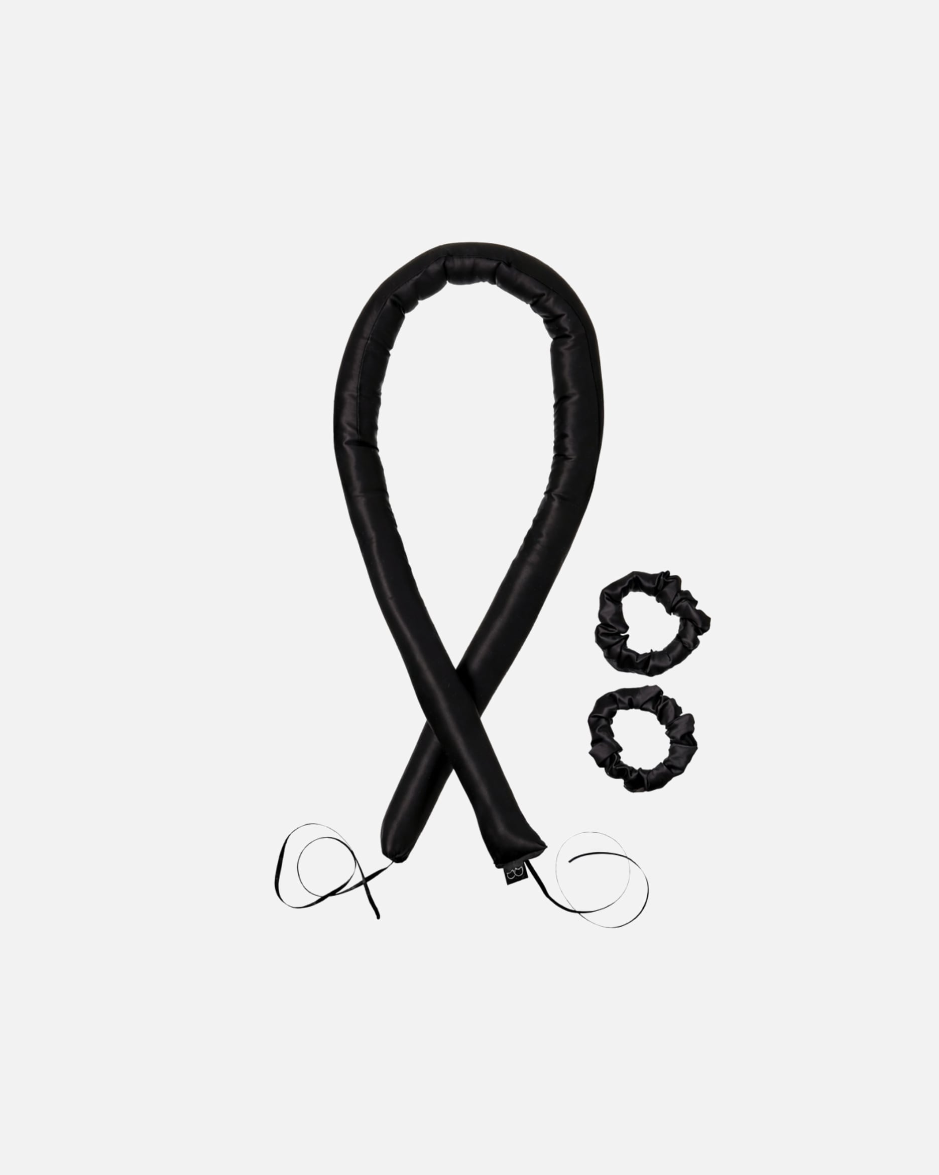 Ozdoba do włosów dla Unisex Cat&Cat Jedwabny wałek do kręcenia włosów Black