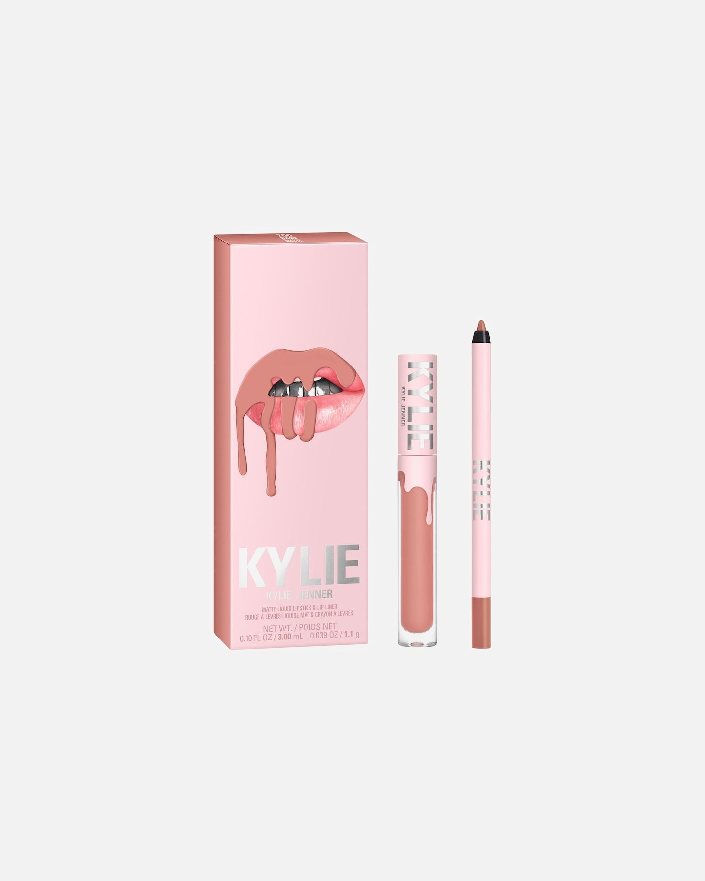 Zestaw do makijażu ust dla Unisex KYLIE COSMETICS Kylie Cosmetics Matte Lip Kit 700 – Bare