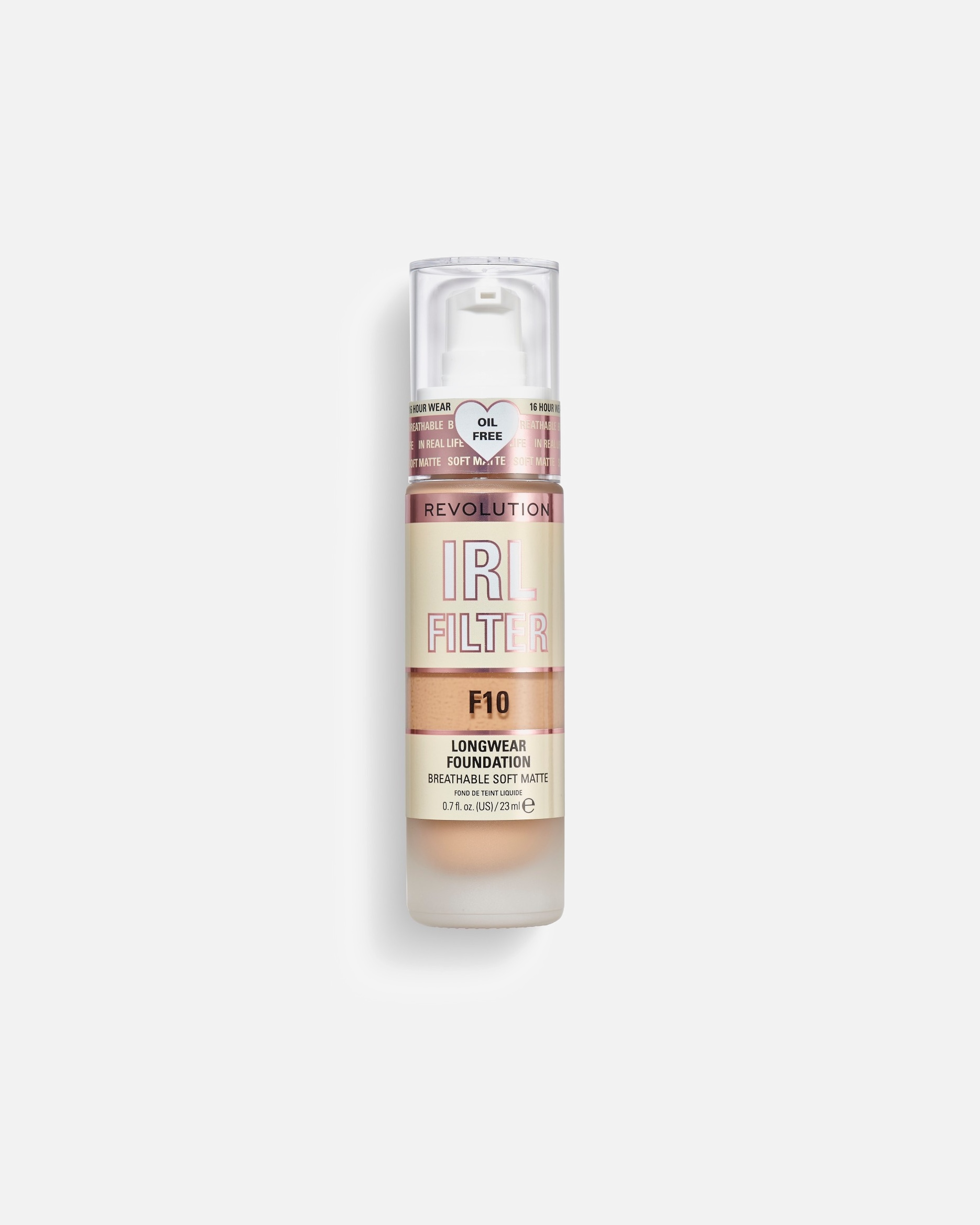 Podkład dla Unisex REVOLUTION IRL Filter Longwear Foundation F10