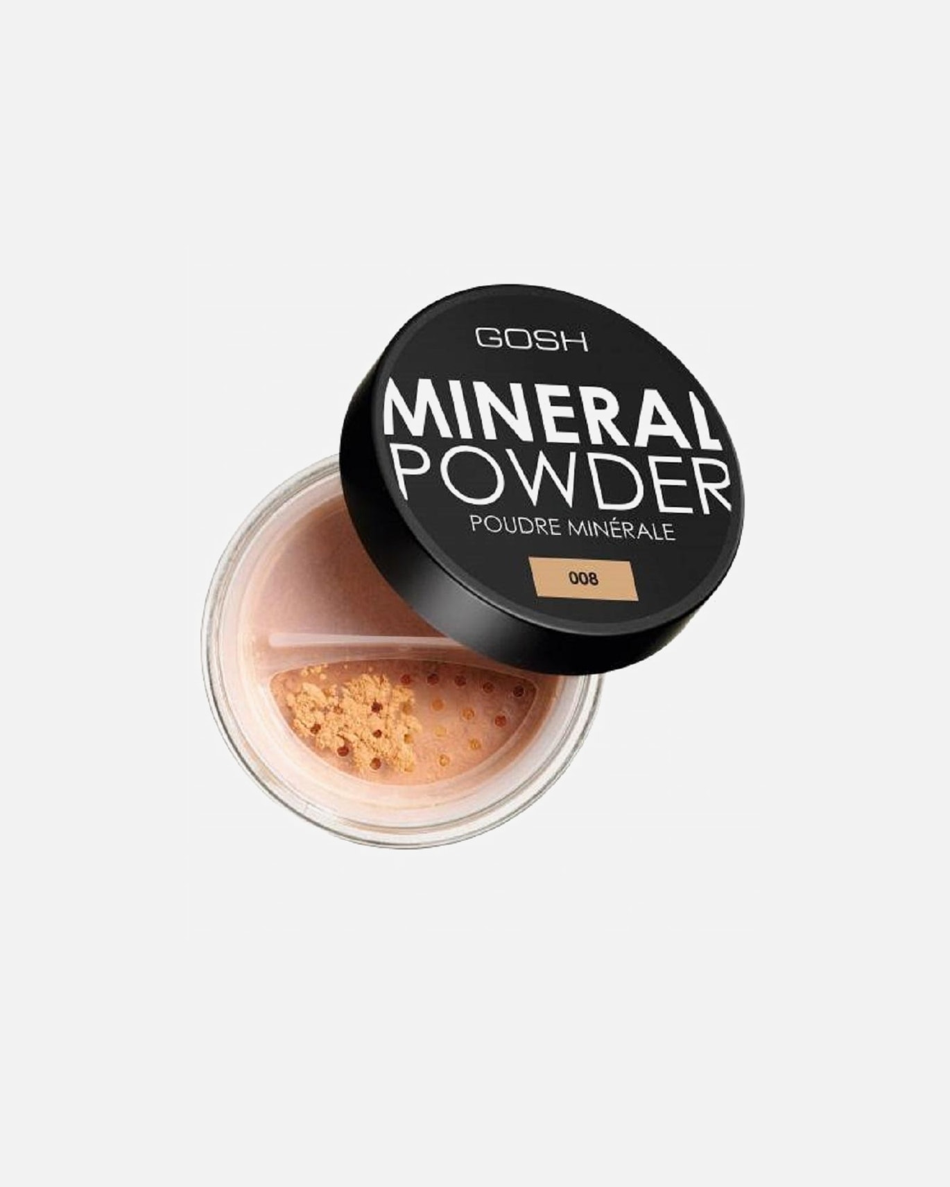 Puder dla Unisex Gosh Copenhagen Mineral Powder puder mineralny 008 Tan
