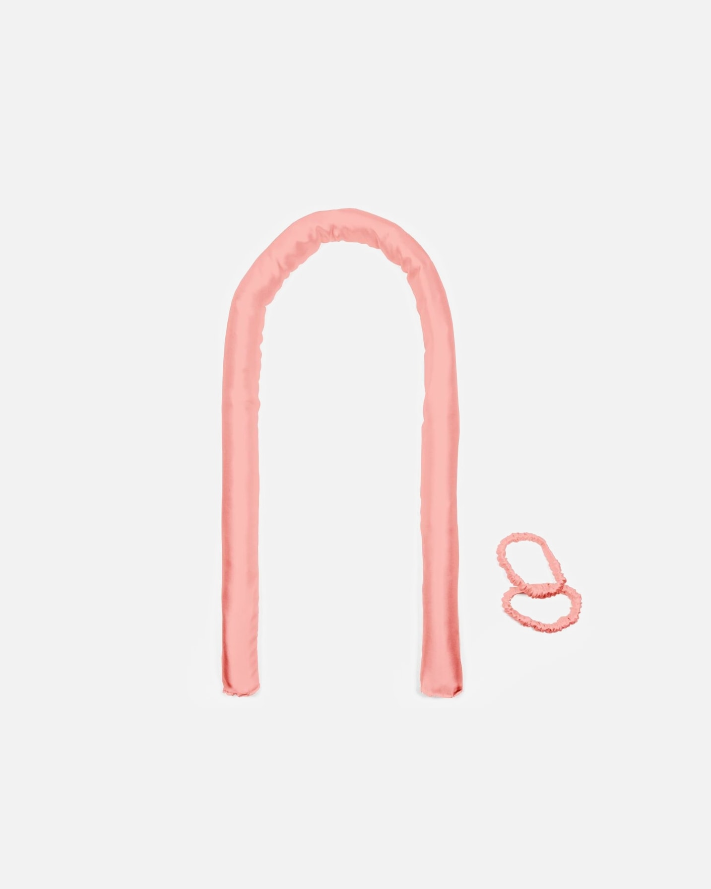 Wałki i papiloty dla Unisex So fluffy Jedwabny wałek do kręcenia włosów pudrowy róż